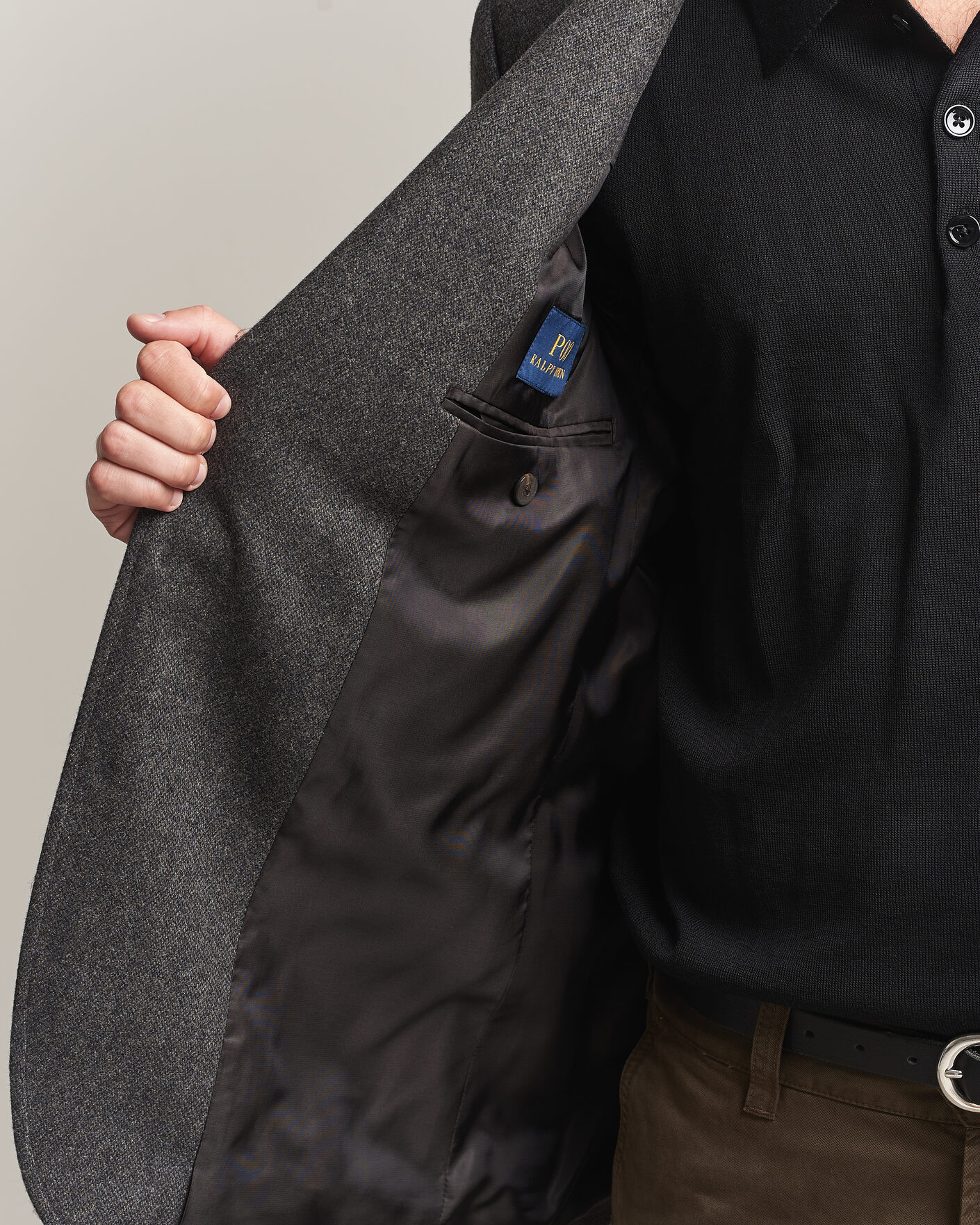 Herren | Sakkos | Polo Ralph Lauren | Tonal Broken Twill Sportcoat Charcoal