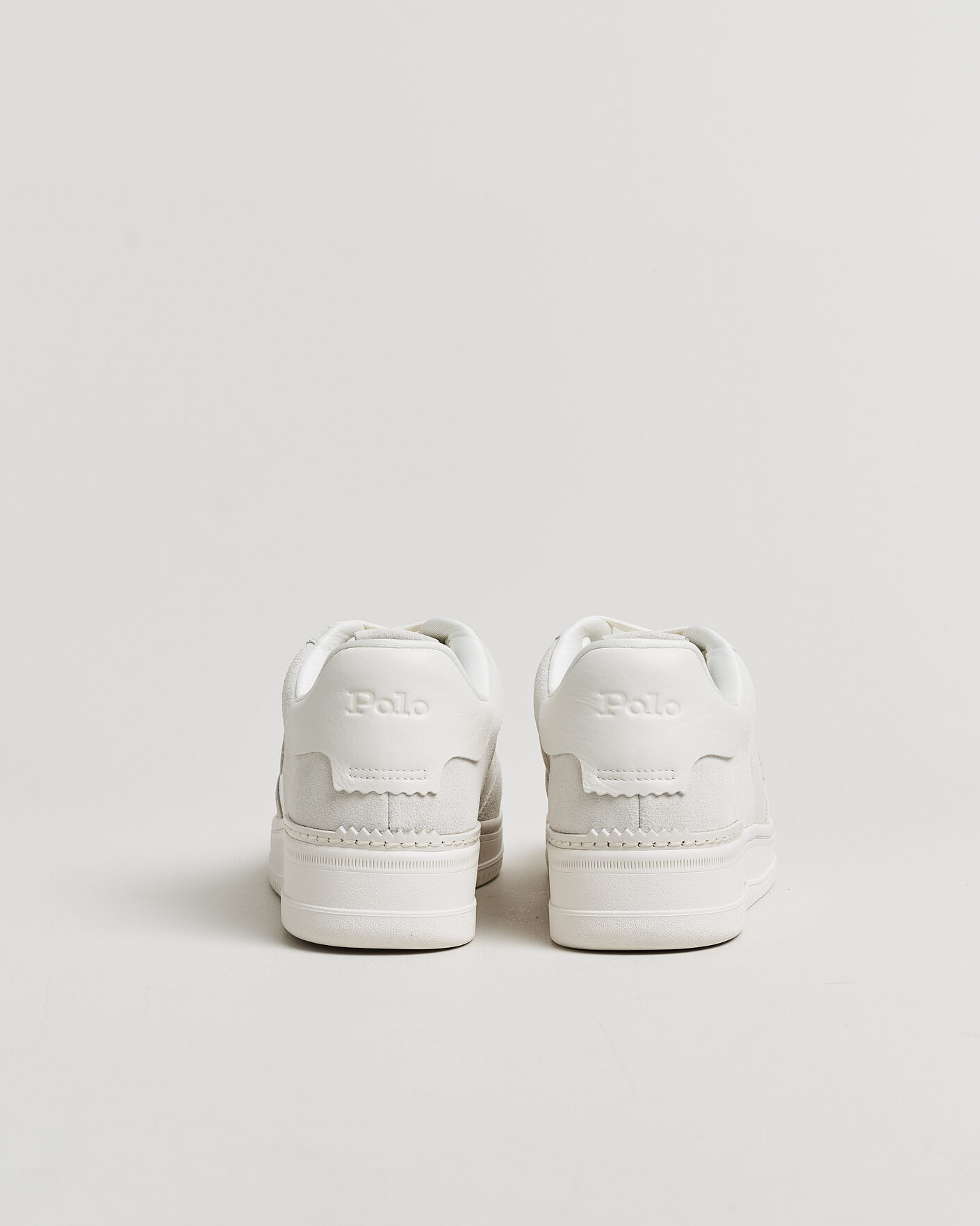 Herren | Sneaker | Polo Ralph Lauren | Masters Court Suede/Leather Sneakers Deckwash White