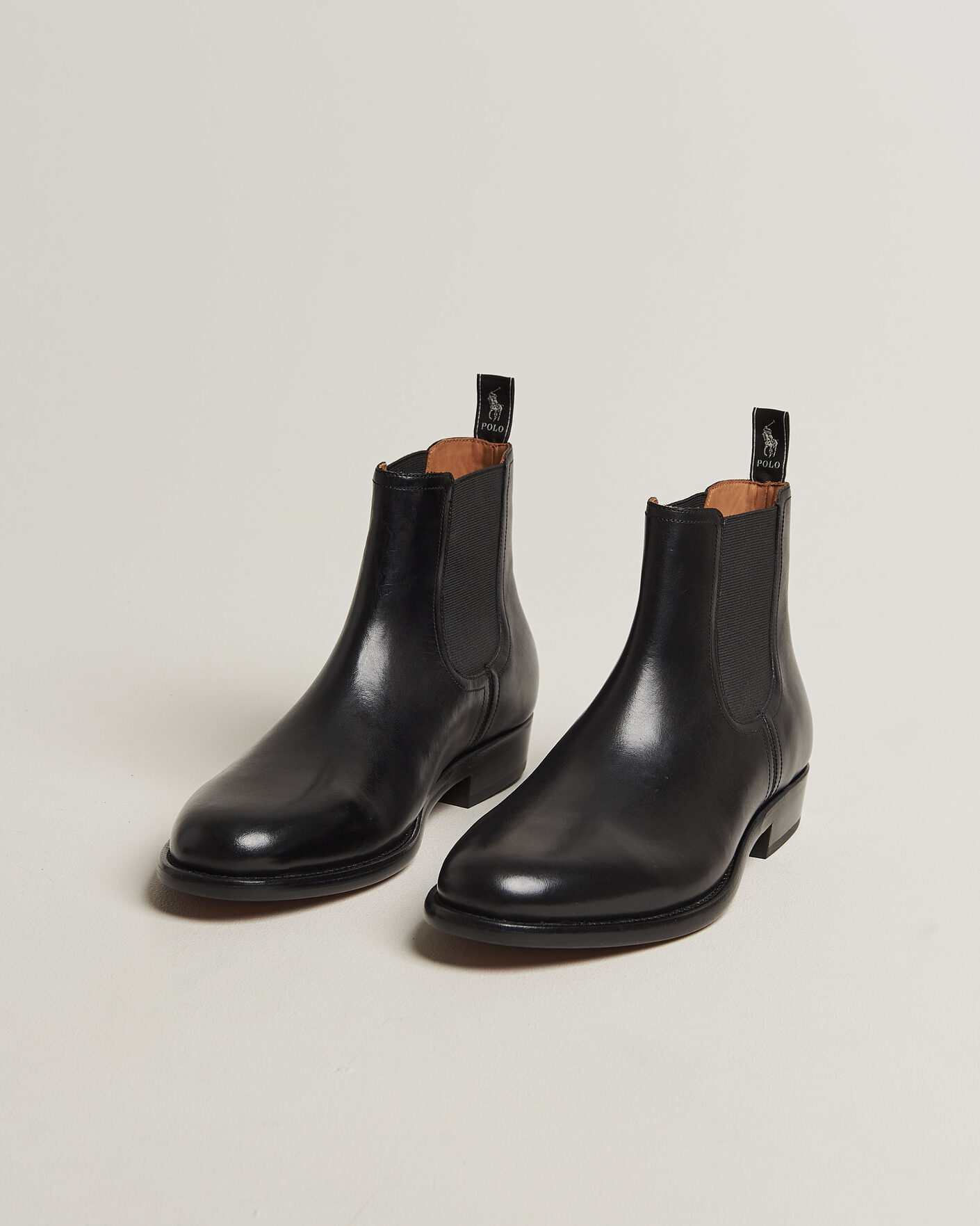 Herren | Boots | Polo Ralph Lauren | Owen Leather Chelsea Boots Black
