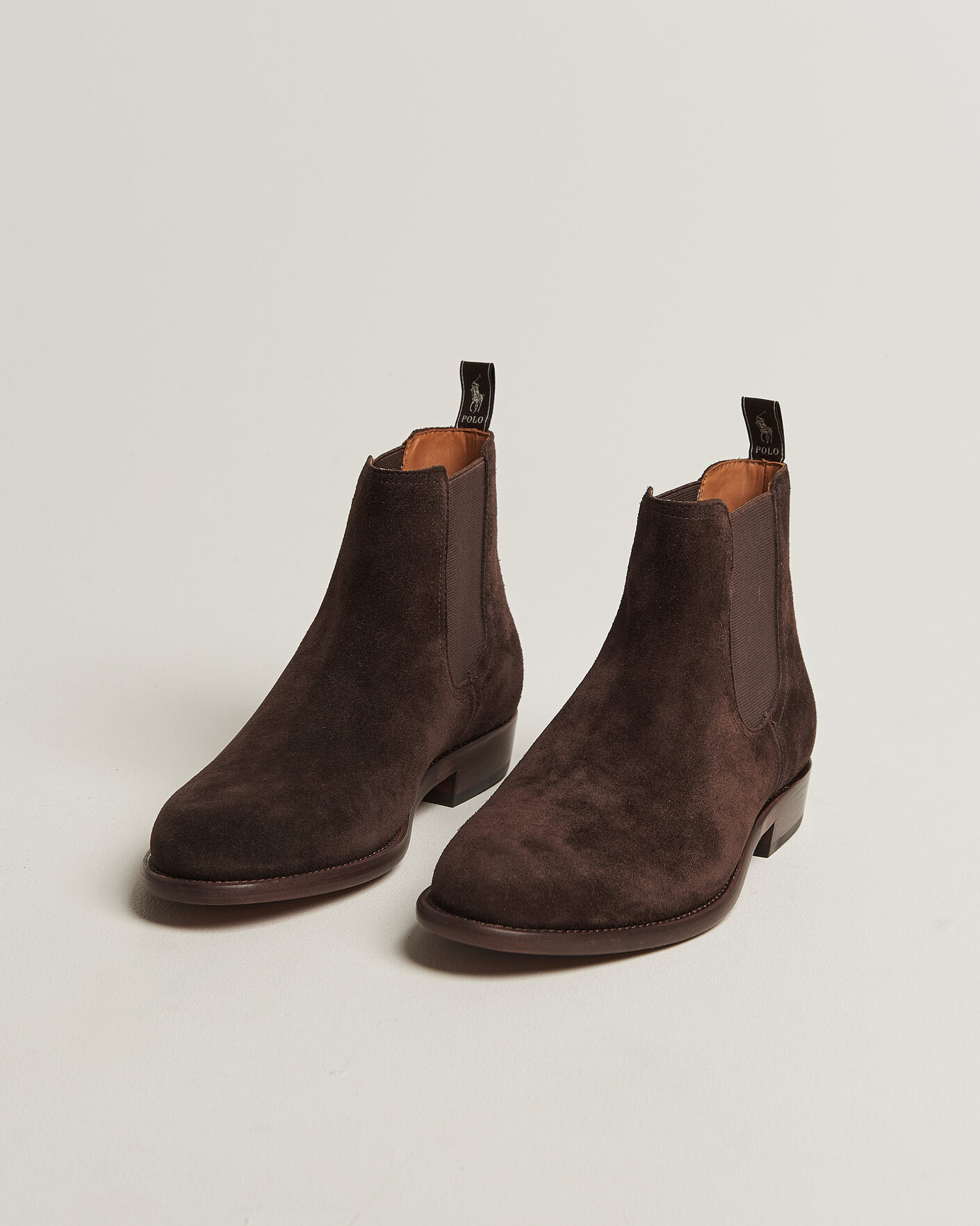 Herren | Boots | Polo Ralph Lauren | Owen Suede Chelsea Boots Dark Chocolate