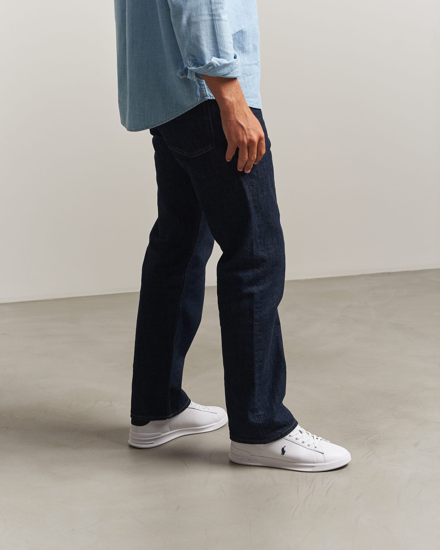 Herren | Sneaker | Polo Ralph Lauren | Heritage Court III Sneakers White/Navy