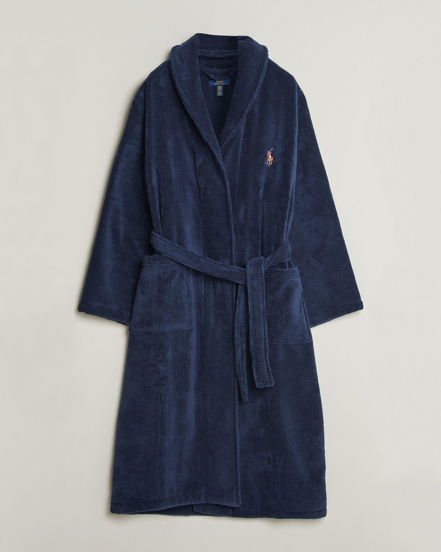 Herren | Schlafanzüge & Bademäntel | Polo Ralph Lauren | Cotton Terry Robe Newport Navy
