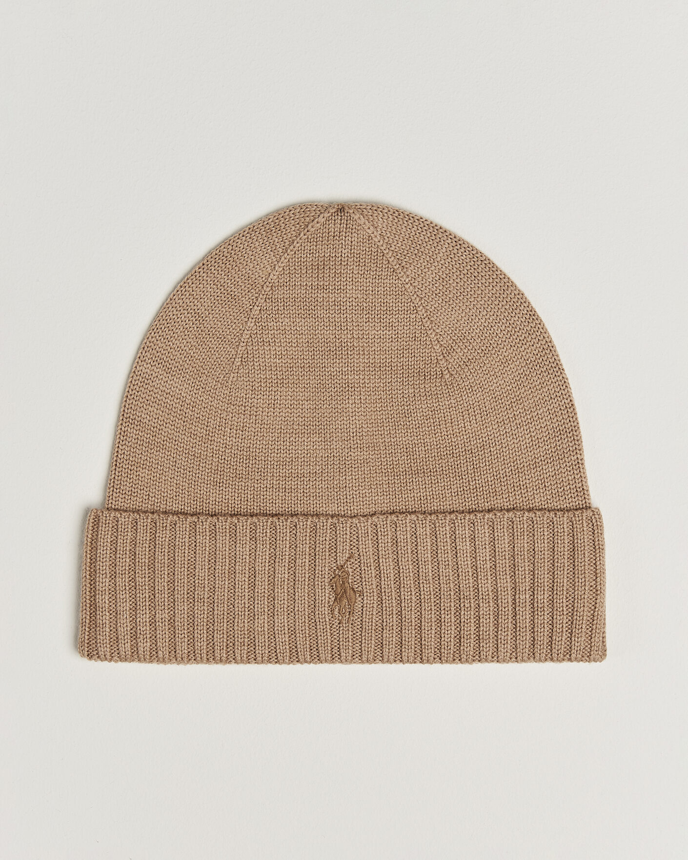 Herren | Mützen | Polo Ralph Lauren | Merino Beanie Camel Melange