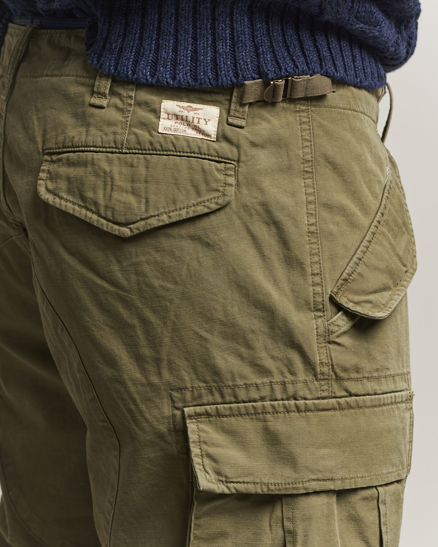 Herren | Hosen | Polo Ralph Lauren | Rustic Canvas Cargo Pants Outdoors Olive