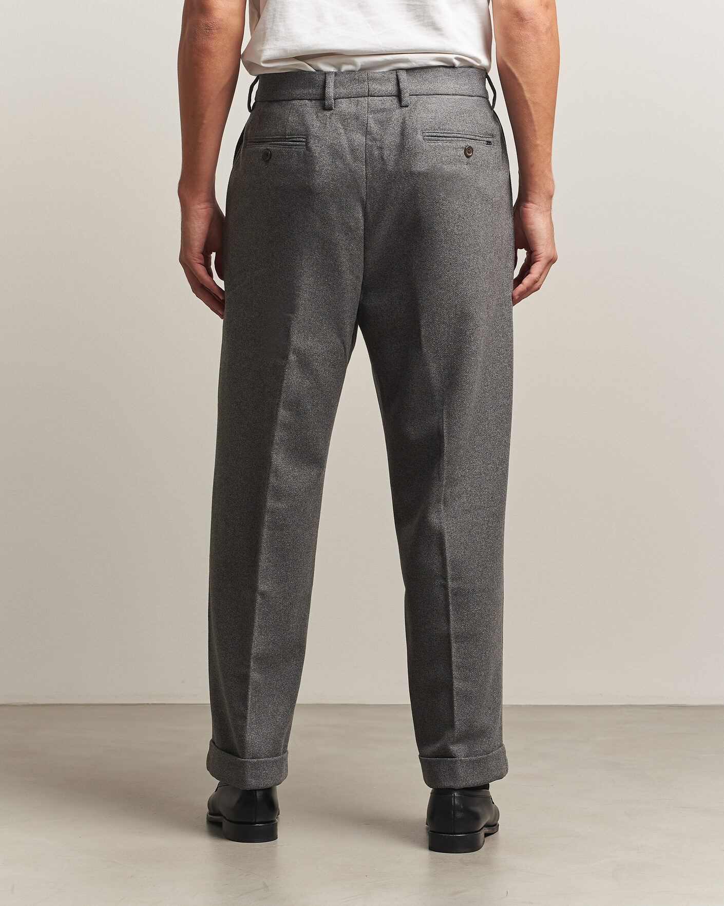 Herren | Hosen | Polo Ralph Lauren | Flanell Blend Straight Fit Pants Medium Grey