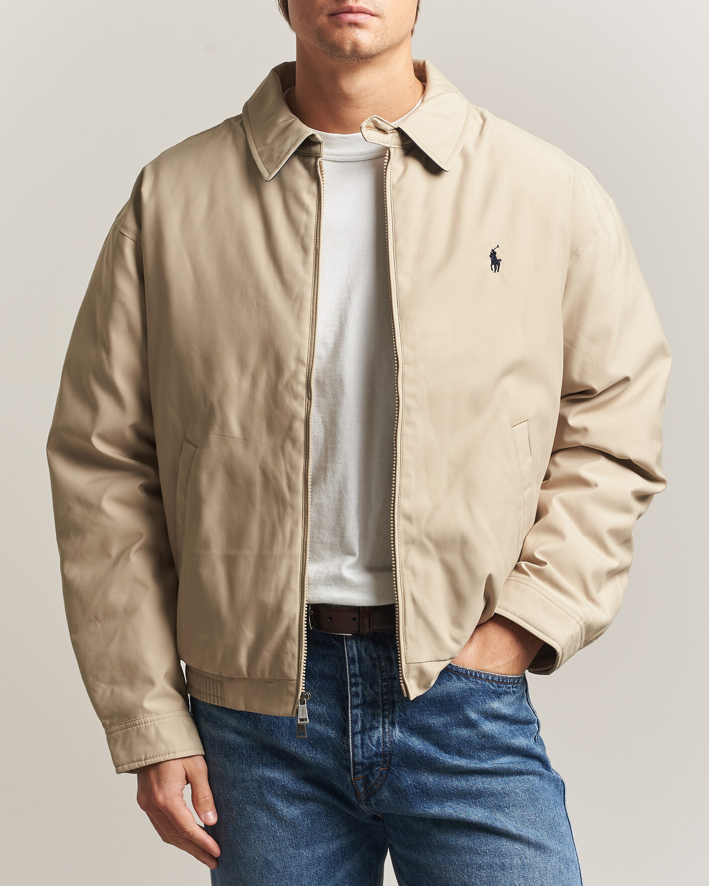 Herren | Jacken | Polo Ralph Lauren | Woven Twill Windbreaker Khaki Uniform