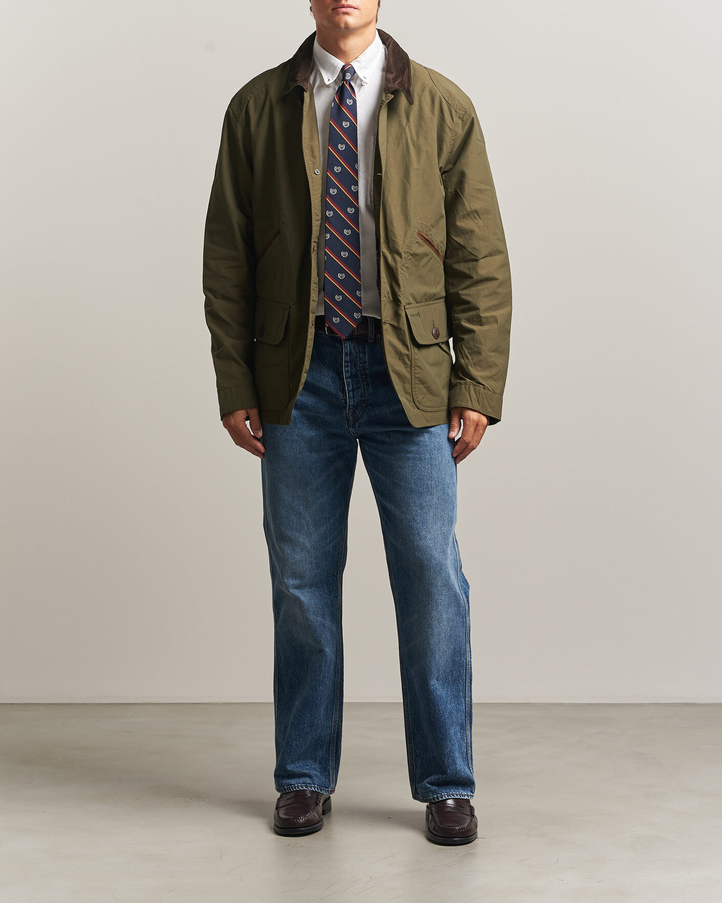 Herren | Jacken | Polo Ralph Lauren | Cotton Nylon Field Jacket Canopy Olive