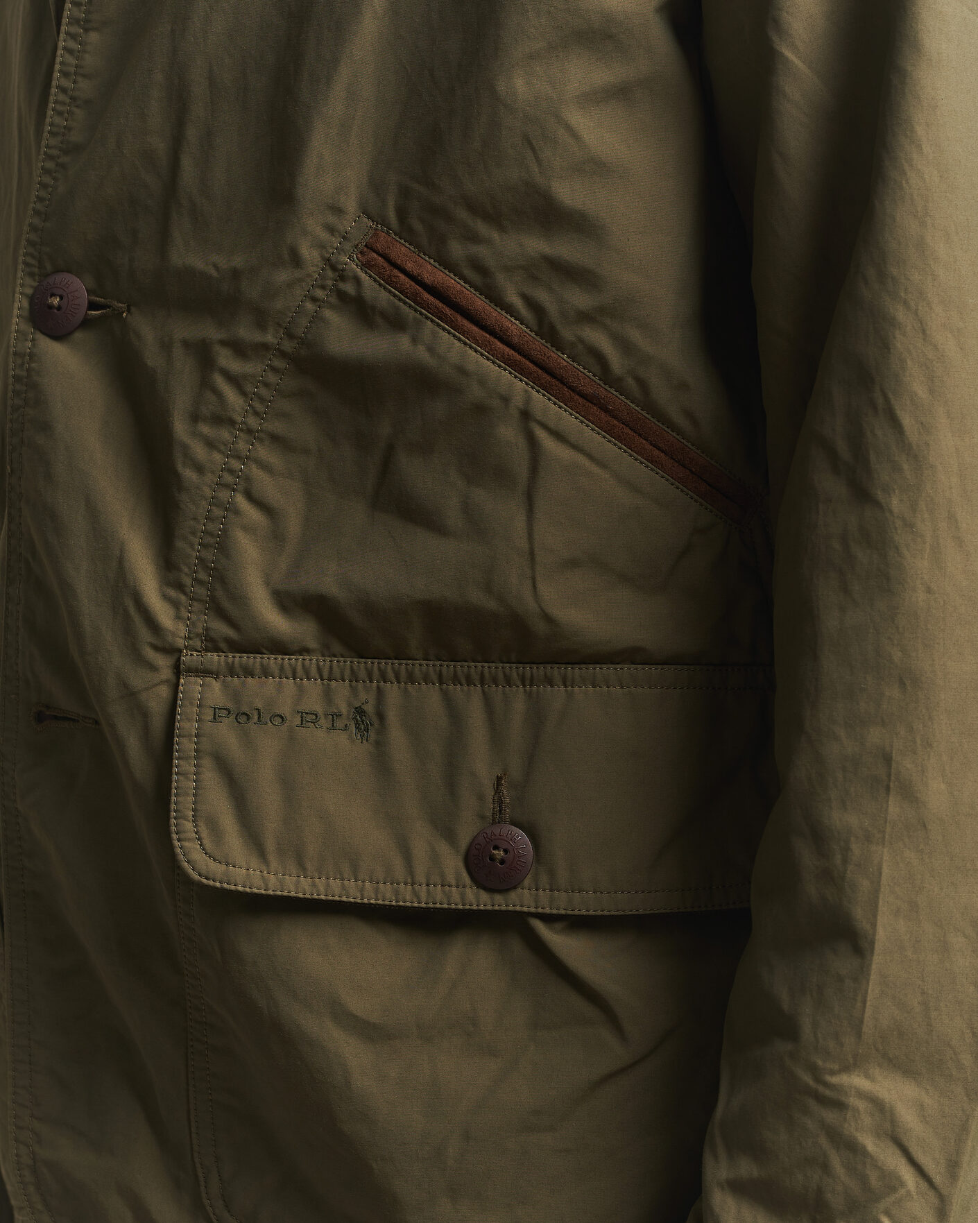 Herren | Jacken | Polo Ralph Lauren | Cotton Nylon Field Jacket Canopy Olive