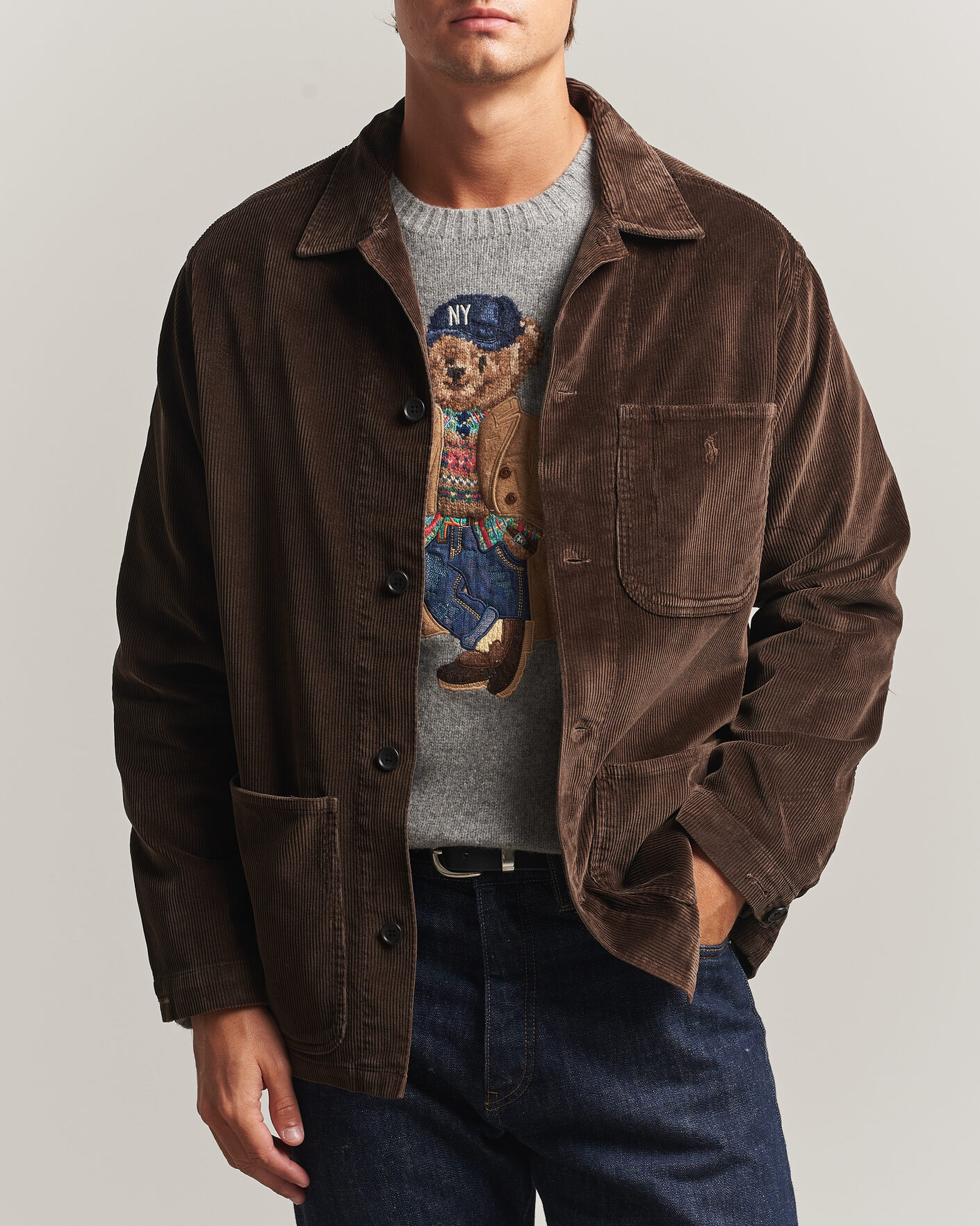 Herren | Hemden | Polo Ralph Lauren | Corduroy Overshirt Nutmeg Brown