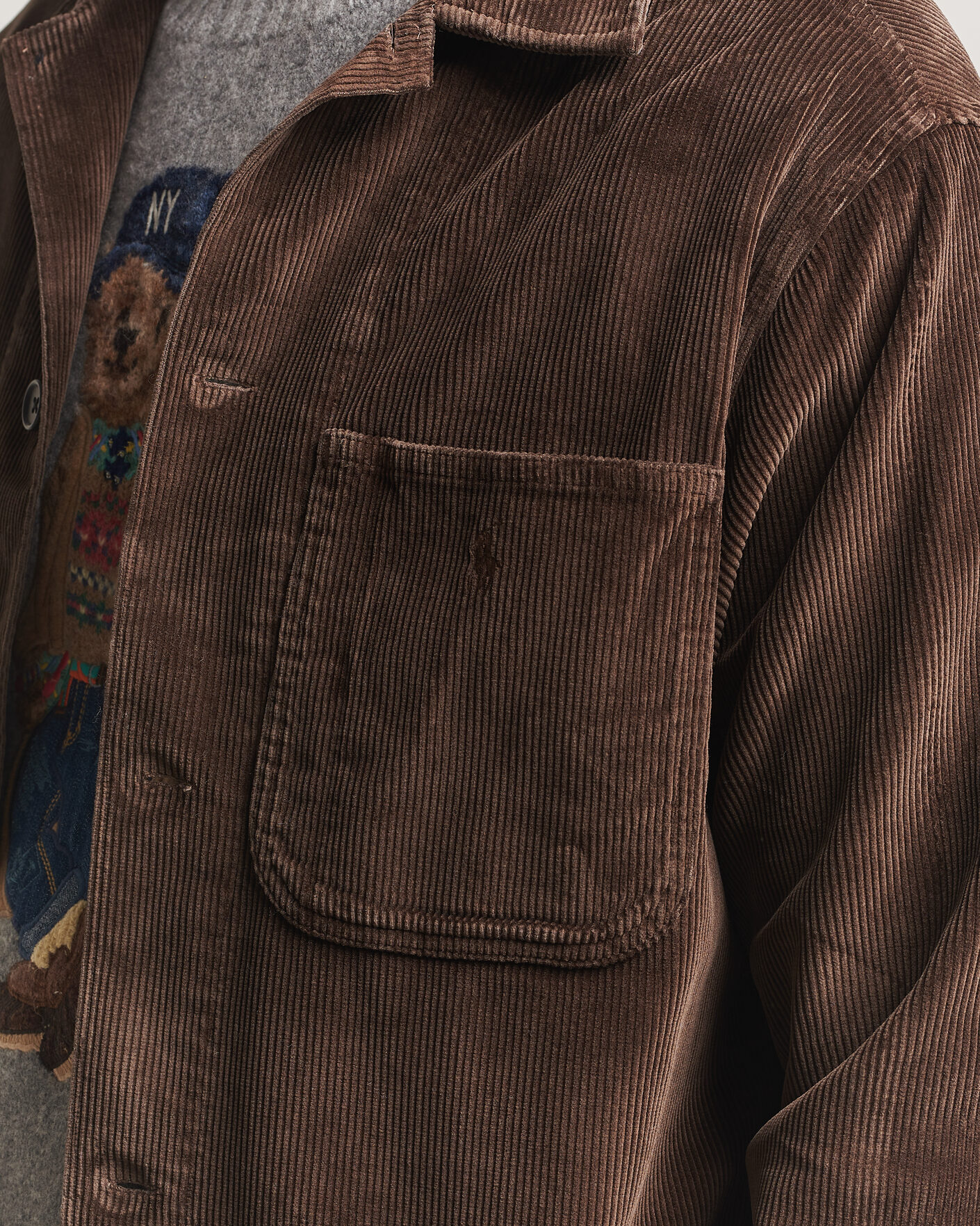Herren | Hemden | Polo Ralph Lauren | Corduroy Overshirt Nutmeg Brown