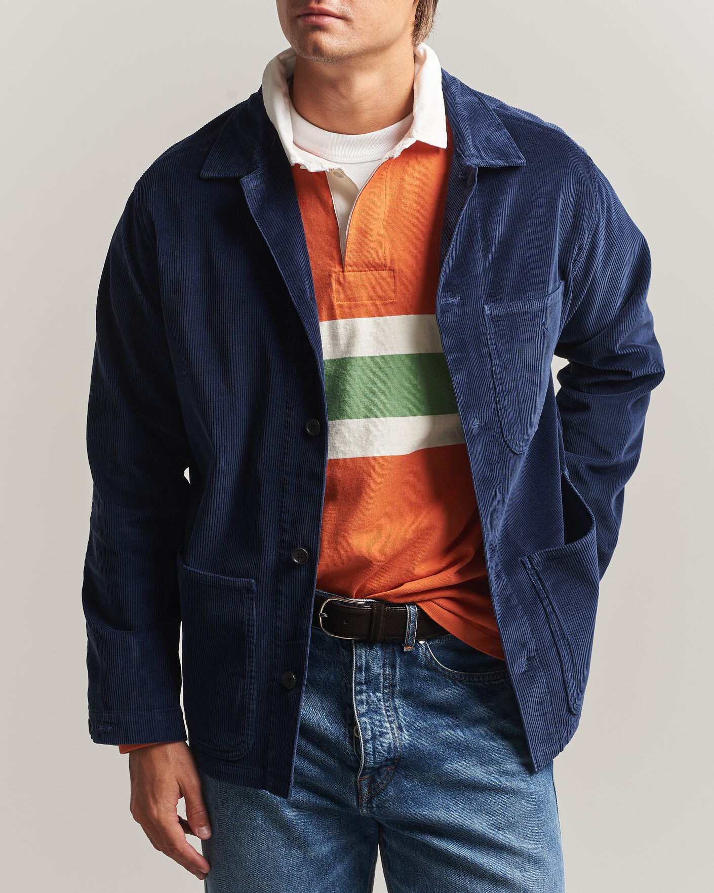 Herren | Hemden | Polo Ralph Lauren | Corduroy Overshirt Newport Navy