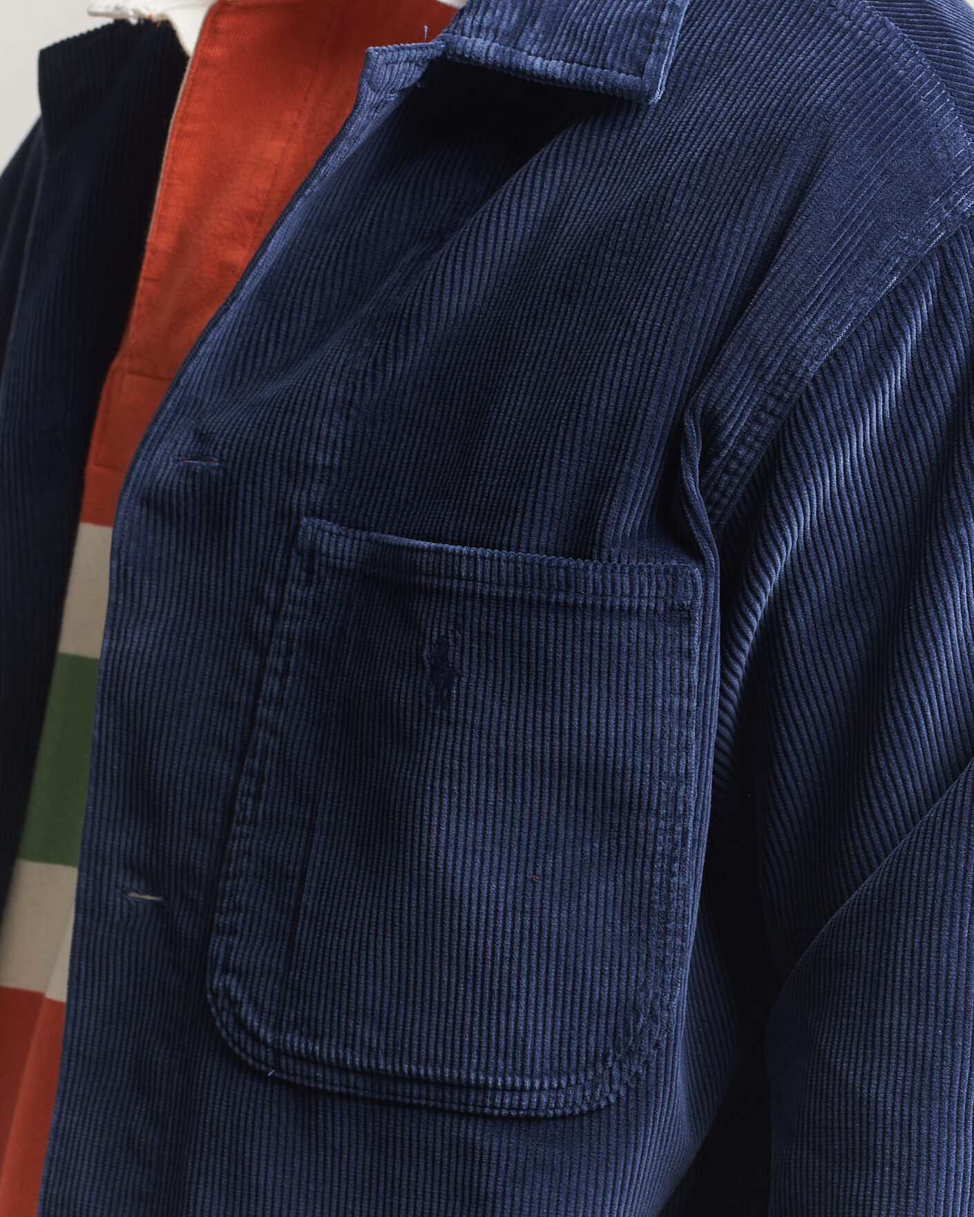 Herren | Hemden | Polo Ralph Lauren | Corduroy Overshirt Newport Navy
