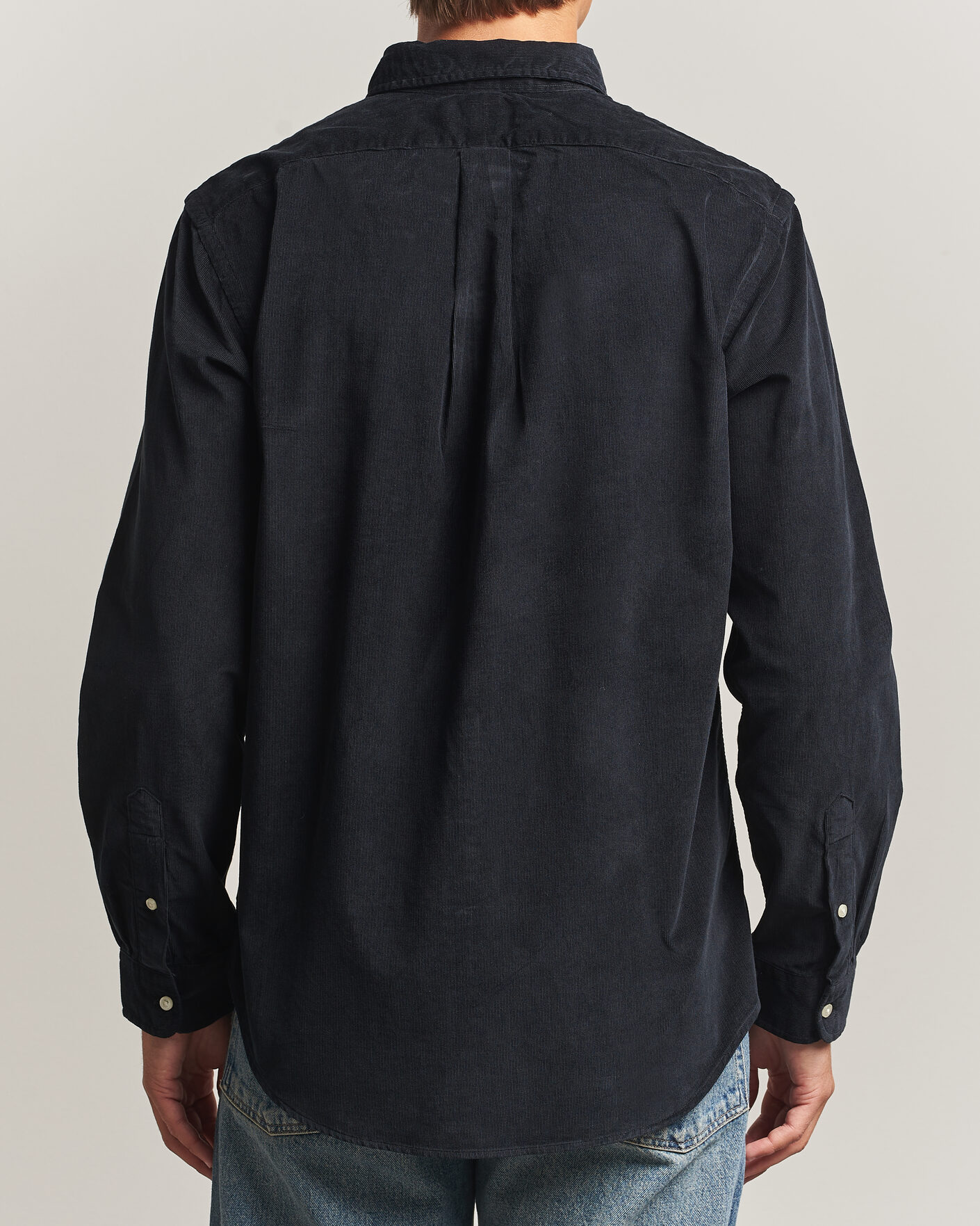 Herren | Hemden | Polo Ralph Lauren | Custom Fit BD Corduroy Shirt Polo Black