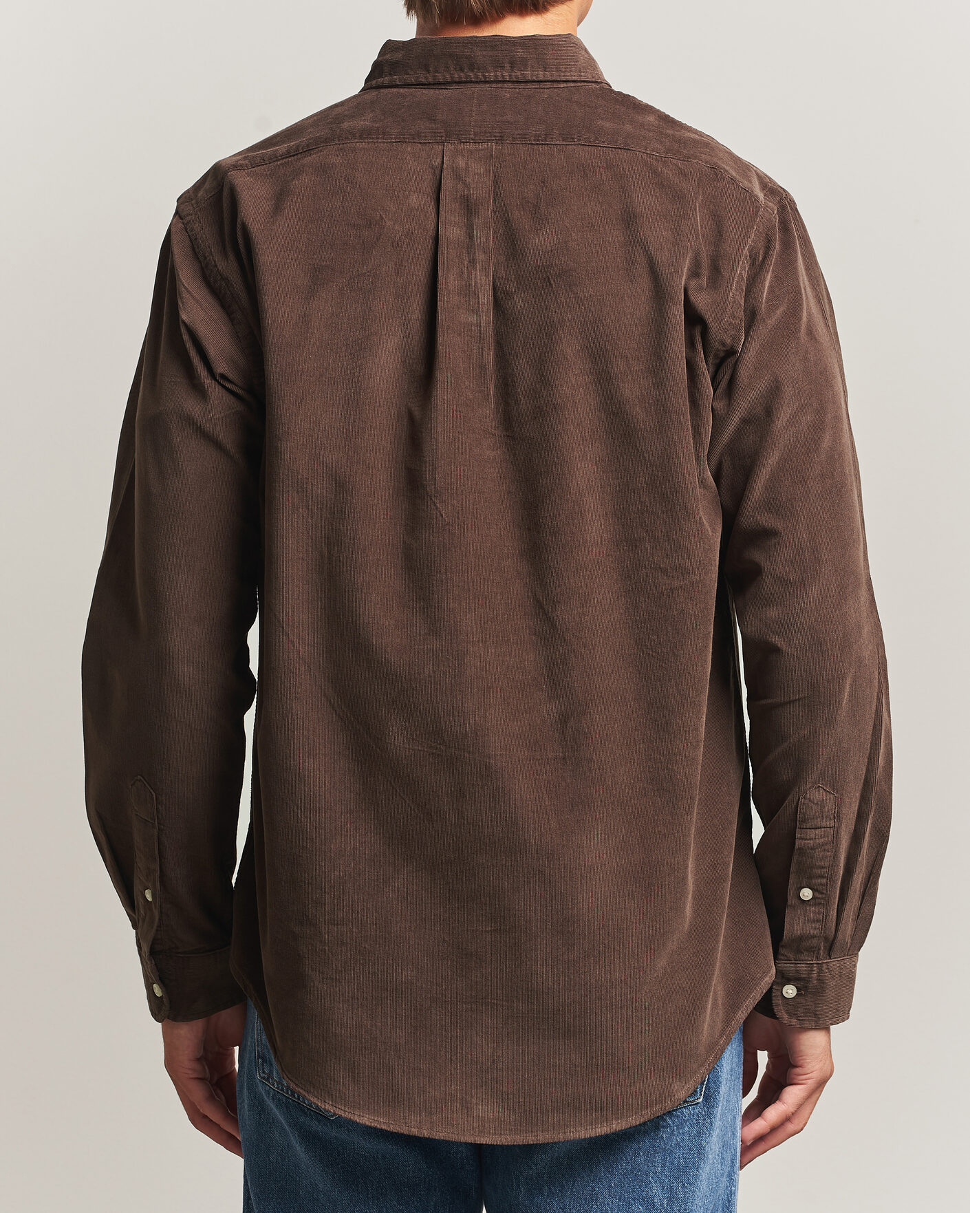 Herren | Hemden | Polo Ralph Lauren | Custom Fit BD Corduroy Shirt Nutmeg Brown