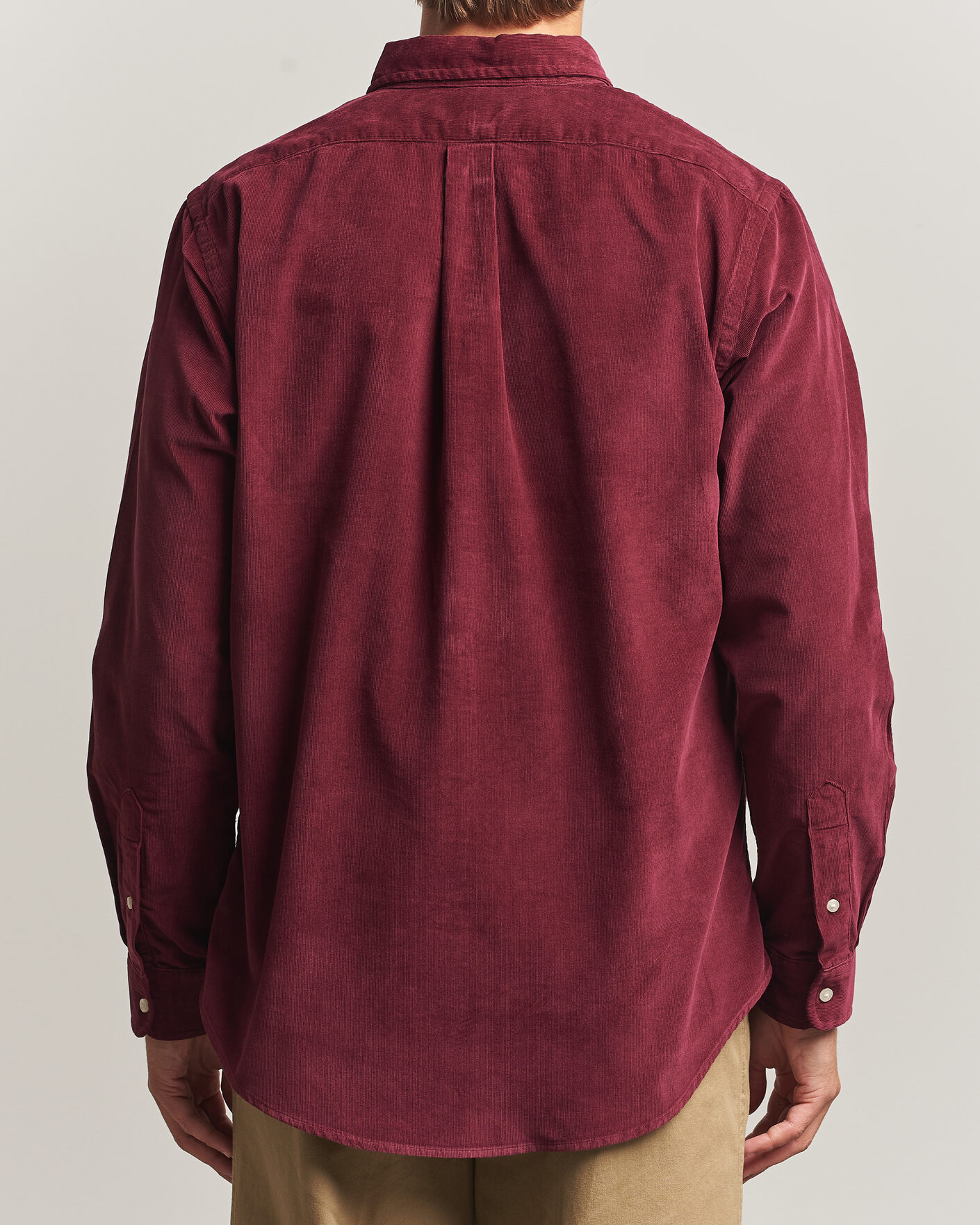 Herren | Hemden | Polo Ralph Lauren | Custom Fit BD Corduroy Shirt Classic Wine