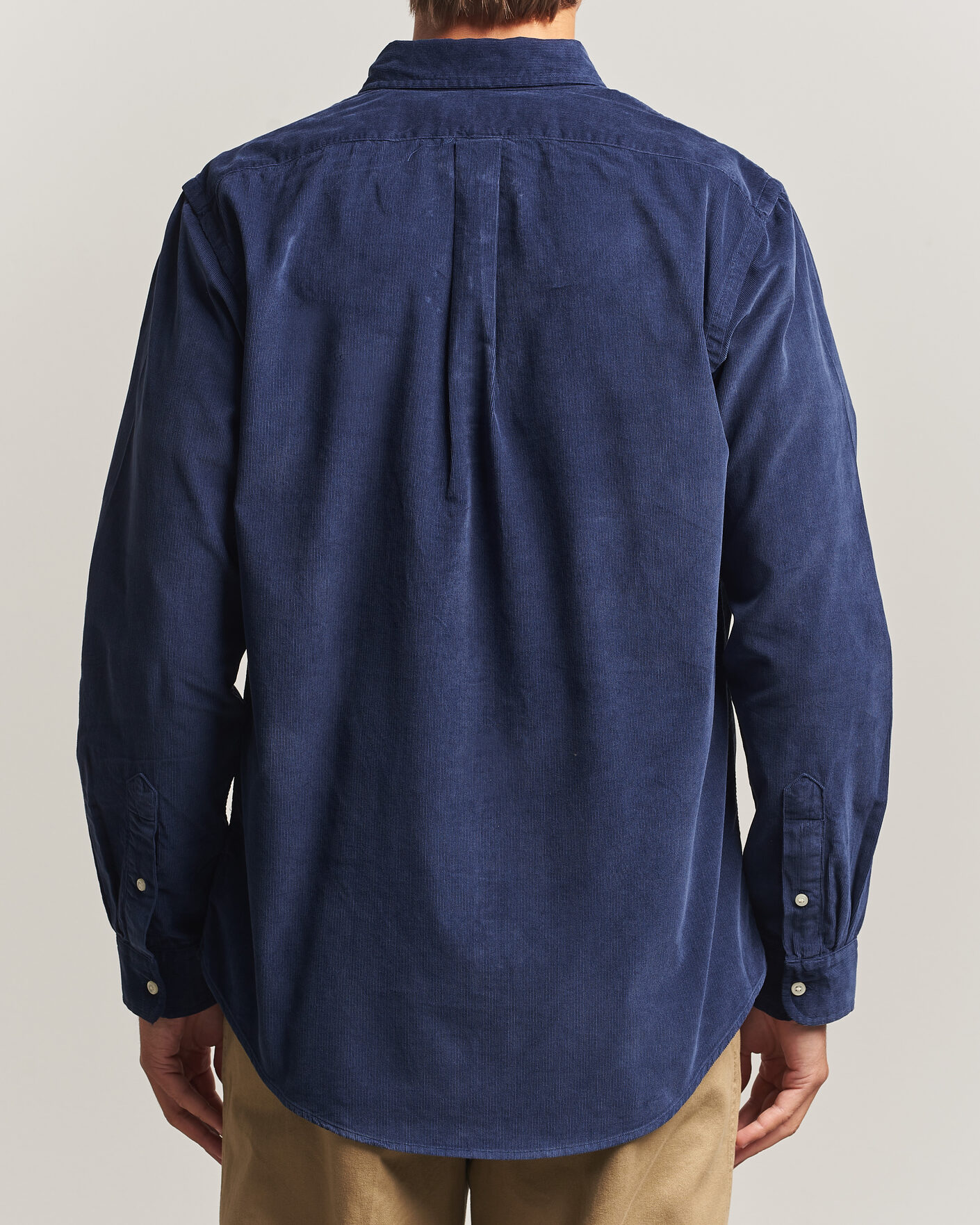 Herren | Hemden | Polo Ralph Lauren | Custom Fit BD Corduroy Shirt Newport Navy