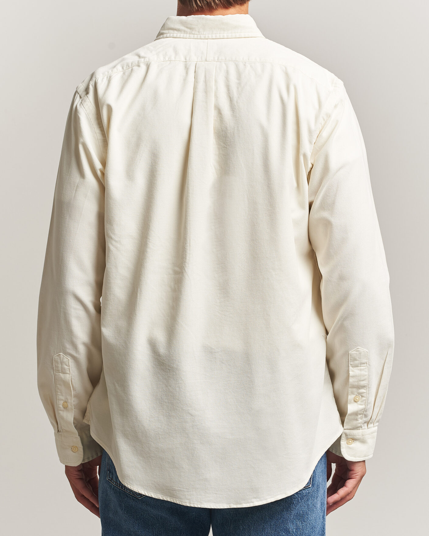 Herren | Hemden | Polo Ralph Lauren | Custom Fit BD Corduroy Shirt Clubhouse Cream