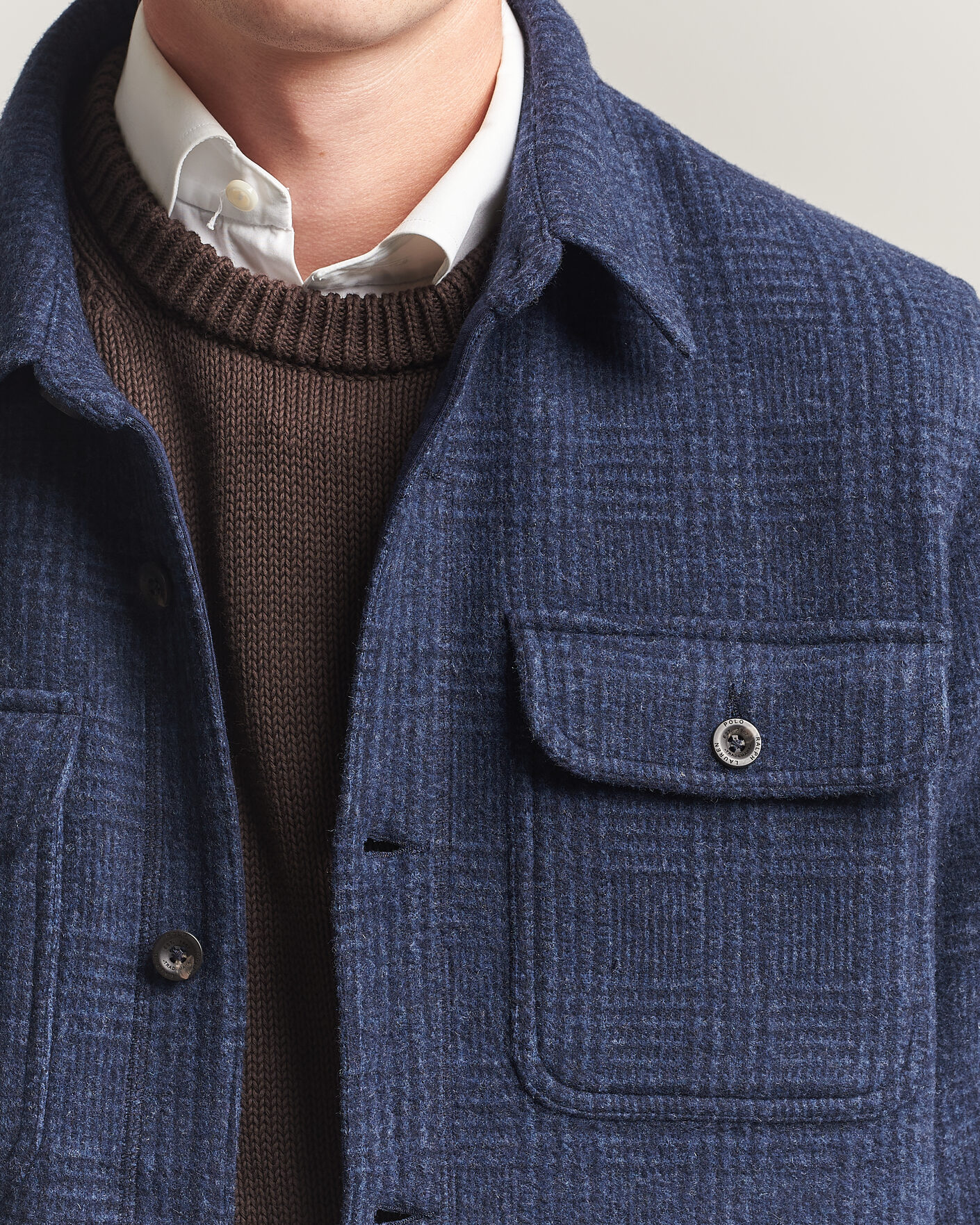 Herren | Hemden | Polo Ralph Lauren | Hudson Brushed Shirt Navy