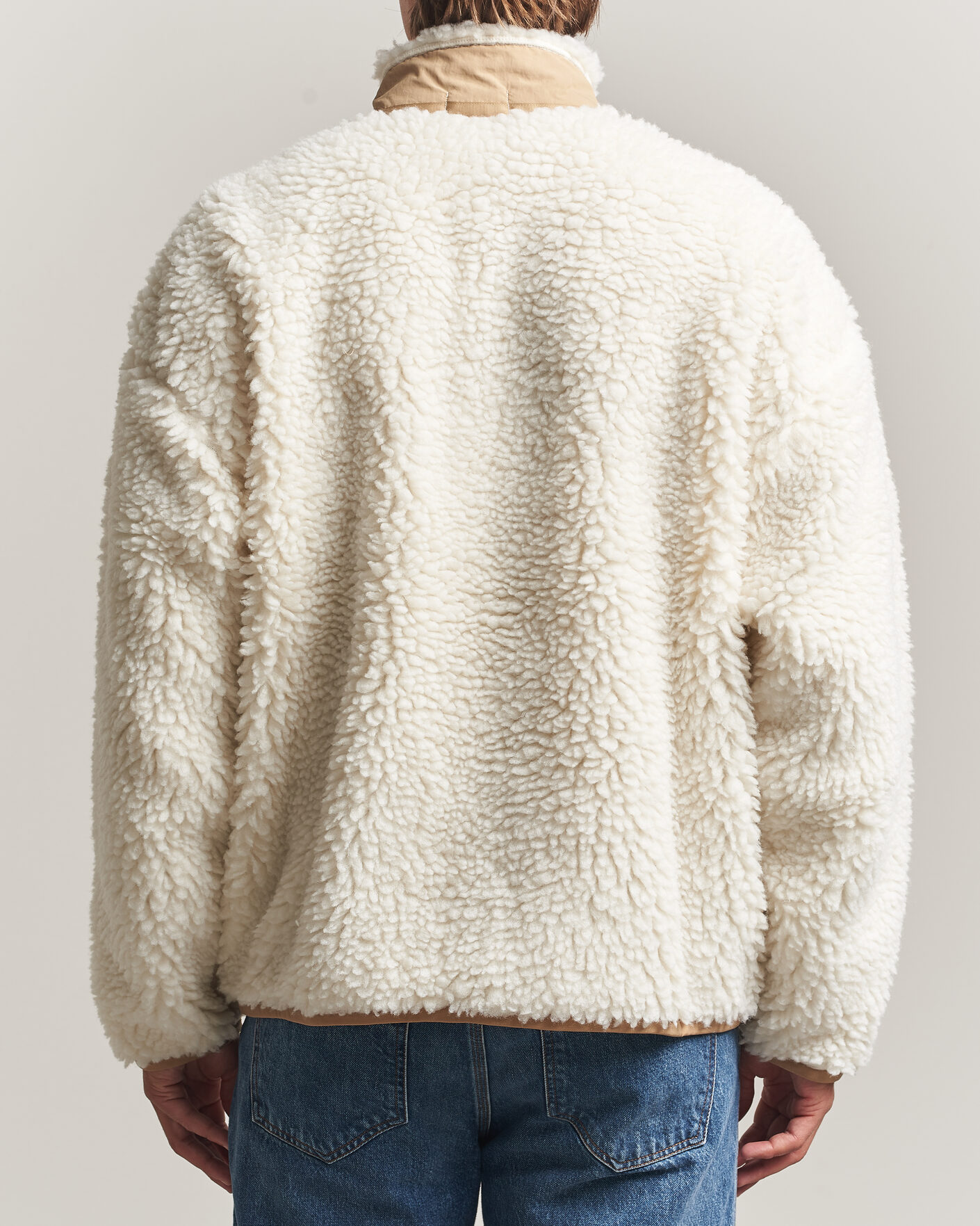 Herren | Pullover | Polo Ralph Lauren | Shaggy Hi Pile Full Zip Clubhouse Cream