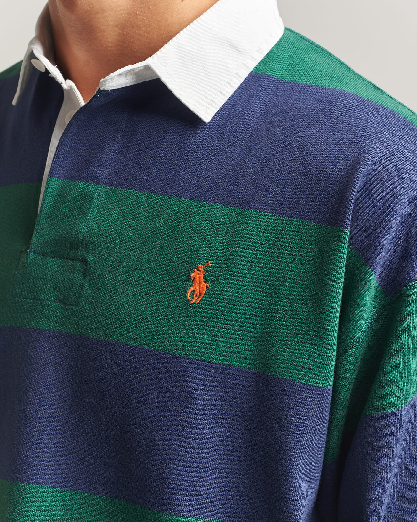 Herren | Pullover | Polo Ralph Lauren | Jersey Knitted Rugby Pullover Green/Cobolt