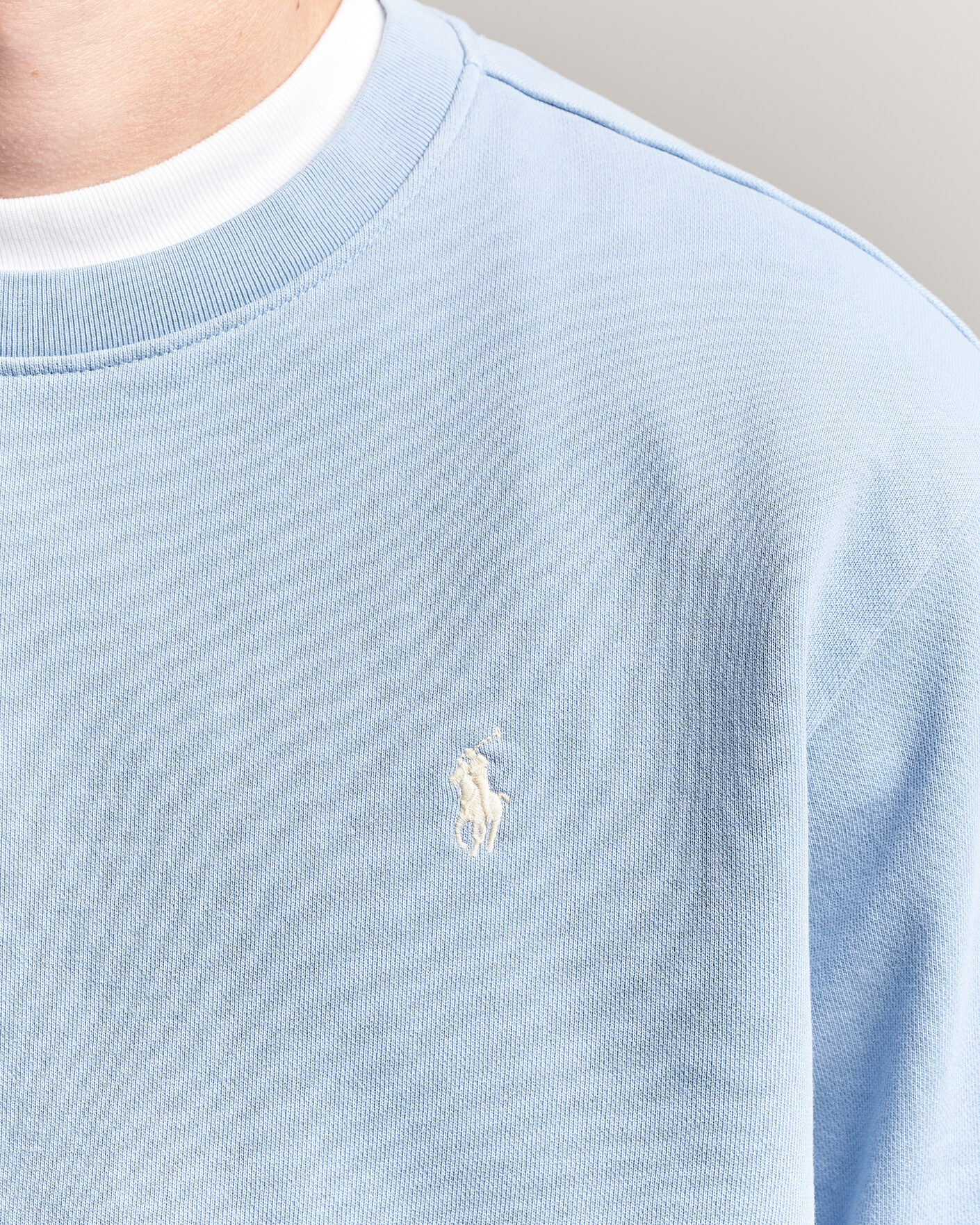 Herren | Pullover | Polo Ralph Lauren | Loopback Terry Sweatshirt Chambray Blue