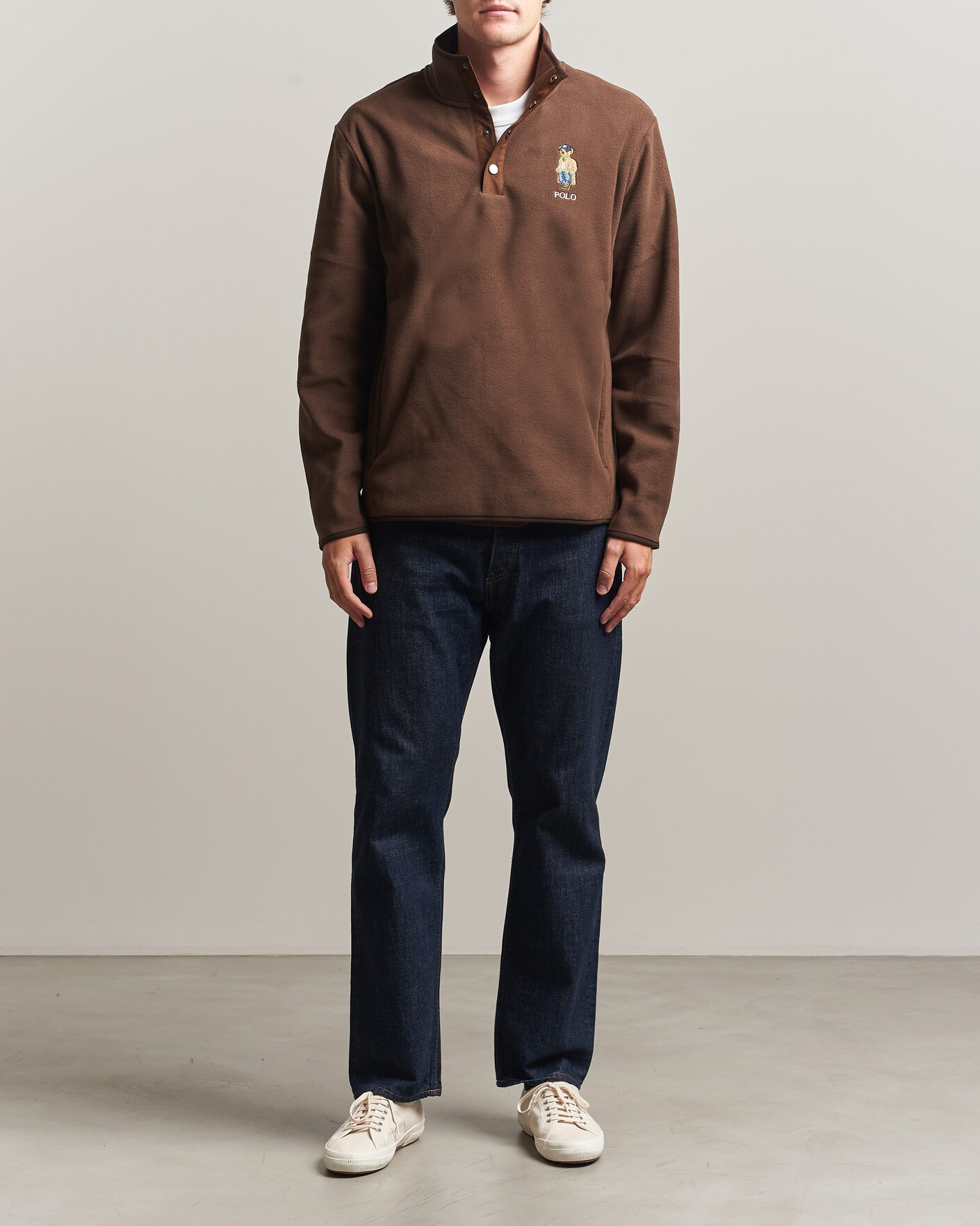 Herren | Pullover | Polo Ralph Lauren | Fleece Pullover Sweatshirt Luggage Brown