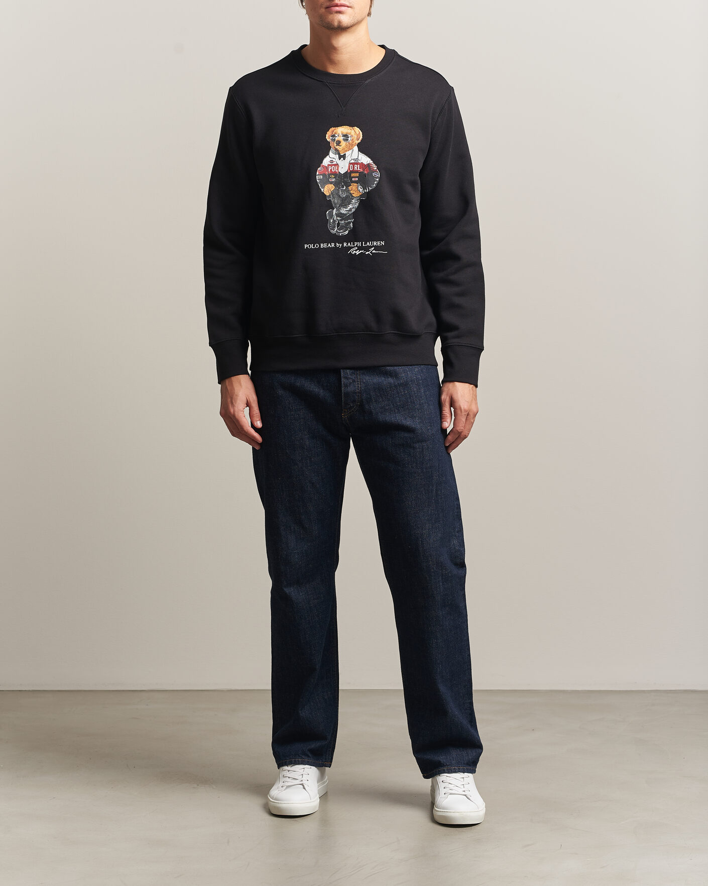 Herren | Pullover | Polo Ralph Lauren | Fleece Bear Sweatshirt Polo Black