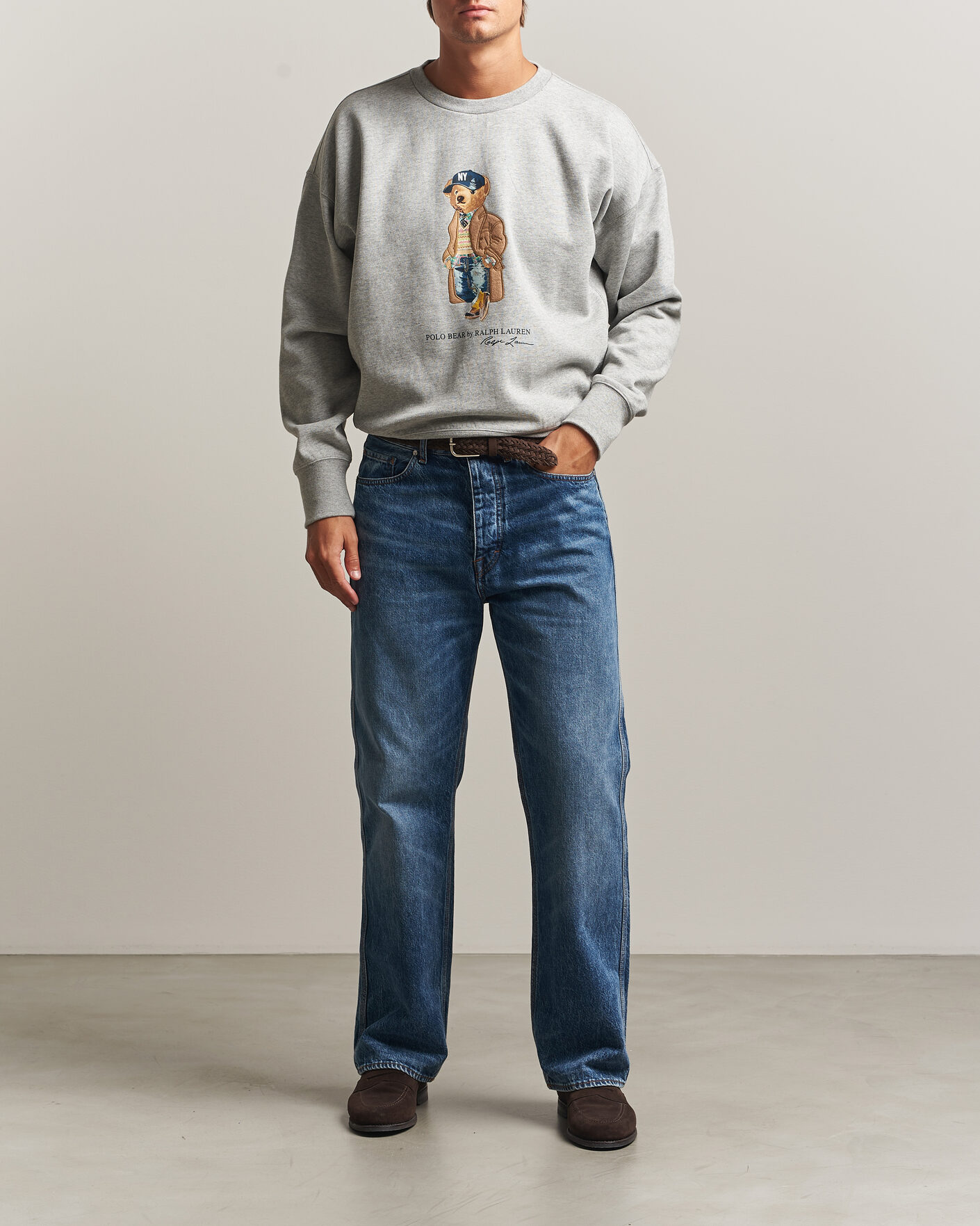 Herren | Pullover | Polo Ralph Lauren | Athletic Fleece Bear Sweatshirt Andover Heather