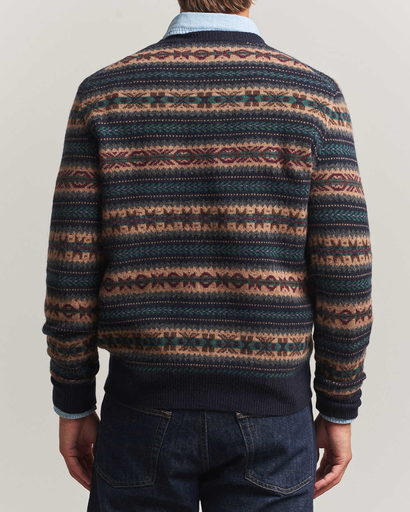 Herren | Pullover | Polo Ralph Lauren | Fair Isle Wool Sweater Navy Combo