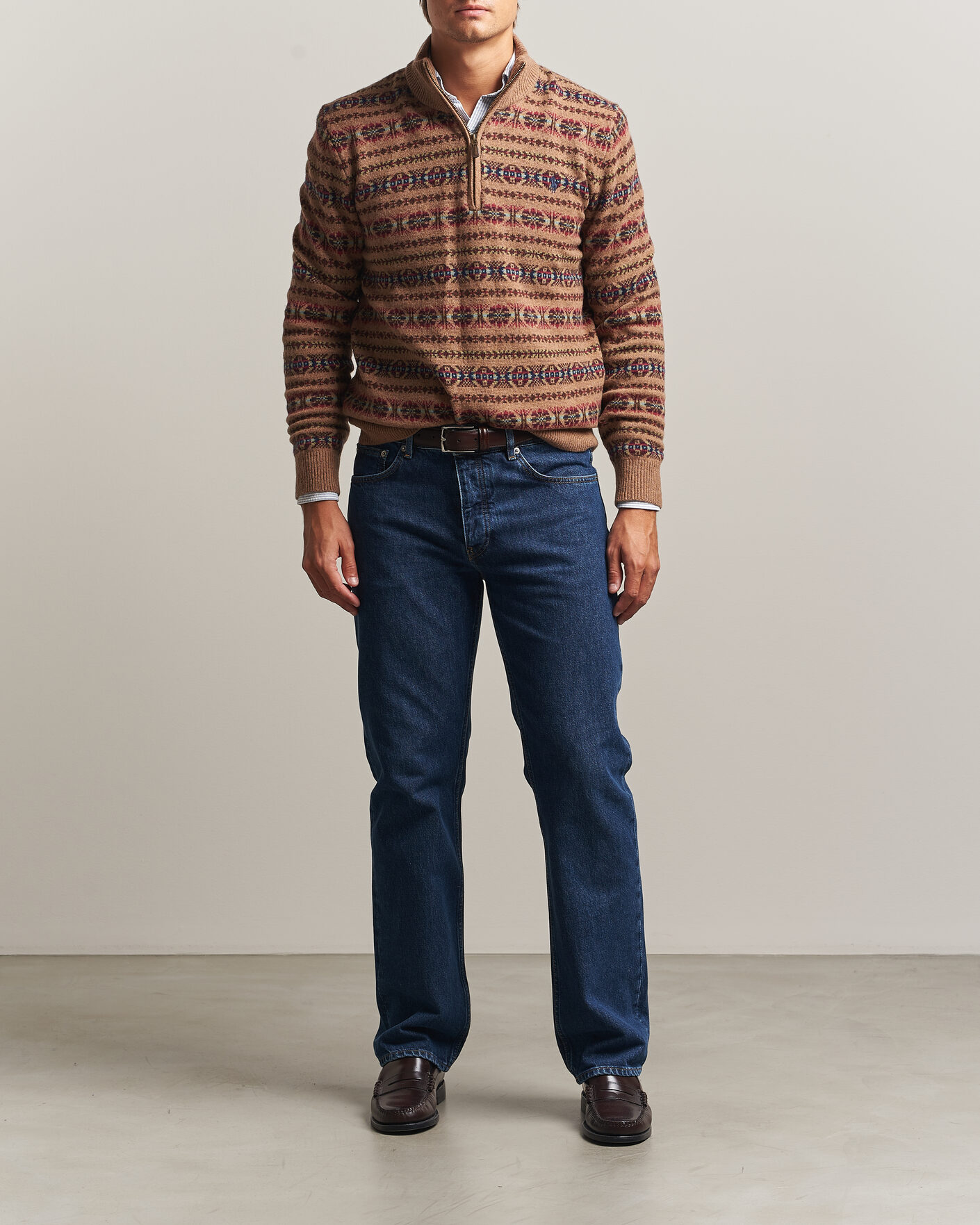 Herren | Pullover | Polo Ralph Lauren | Fair Isle Wool Half-Zip Multi Combo