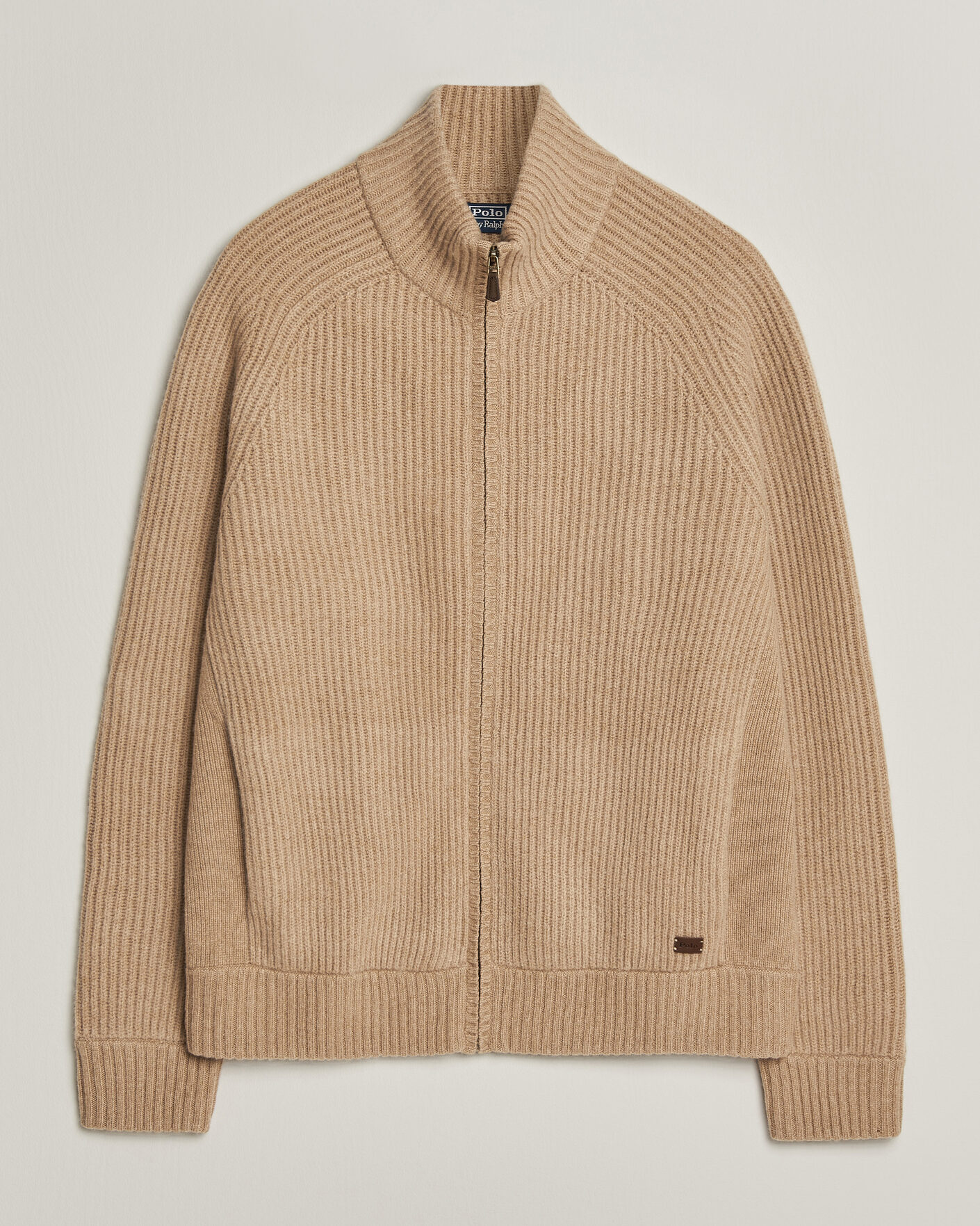 Herren | Pullover | Polo Ralph Lauren | Wool/Cashmere Full-Zip Camel Melange