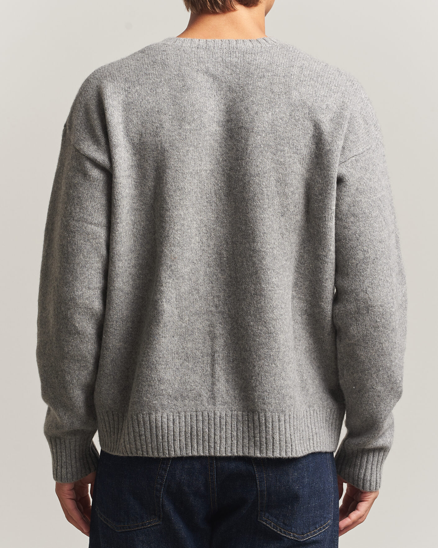 Herren | Pullover | Polo Ralph Lauren | Wool Blend Bear Sweater Grey Combo