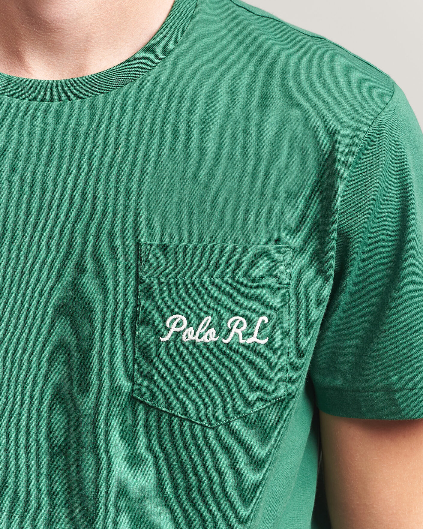 Herren | T-Shirts | Polo Ralph Lauren | Custom Slit Fit Bear T-Shirt Verano Green