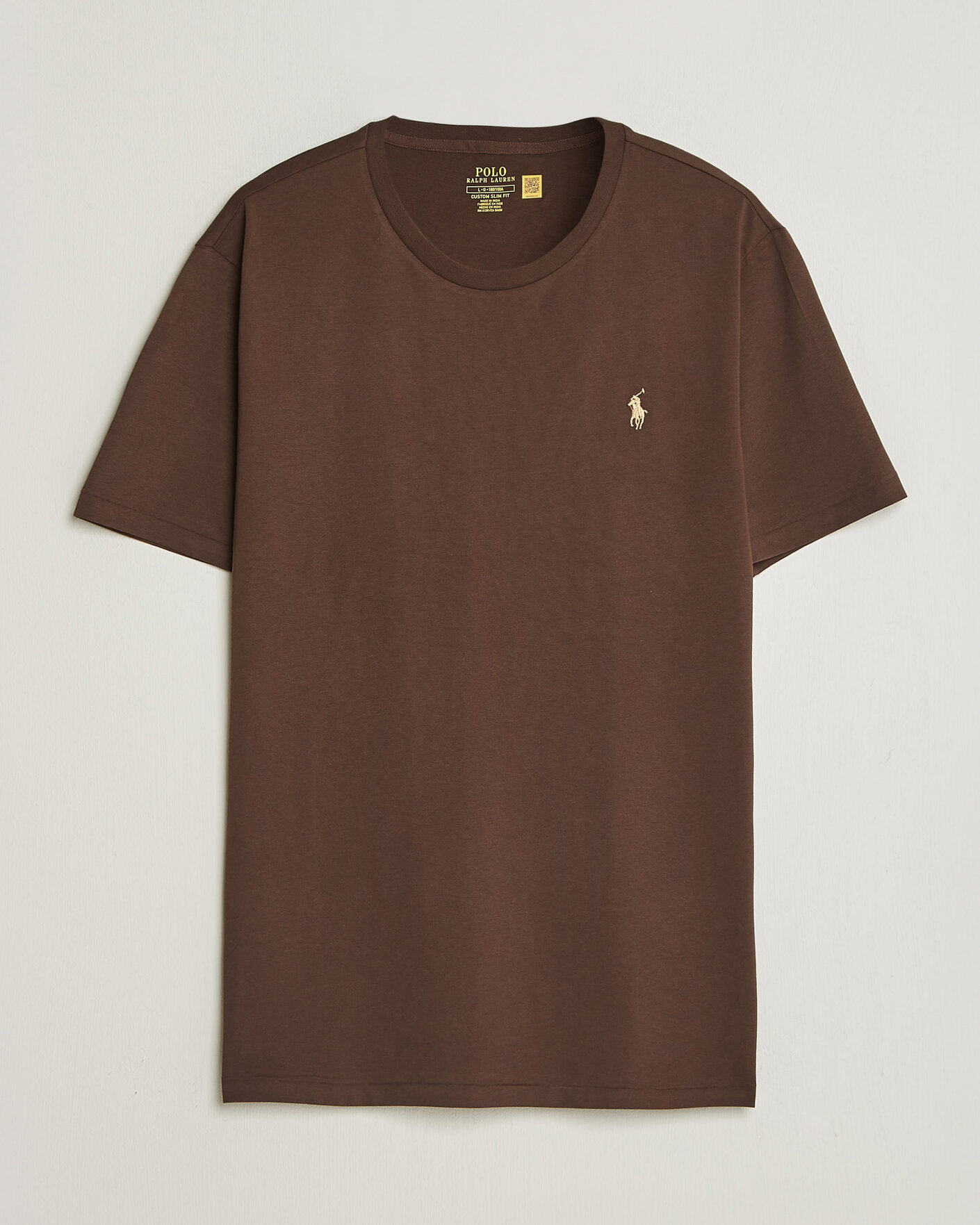 Herren | T-Shirts | Polo Ralph Lauren | Custom Slim Fit T-shirt Nutmeg Brown