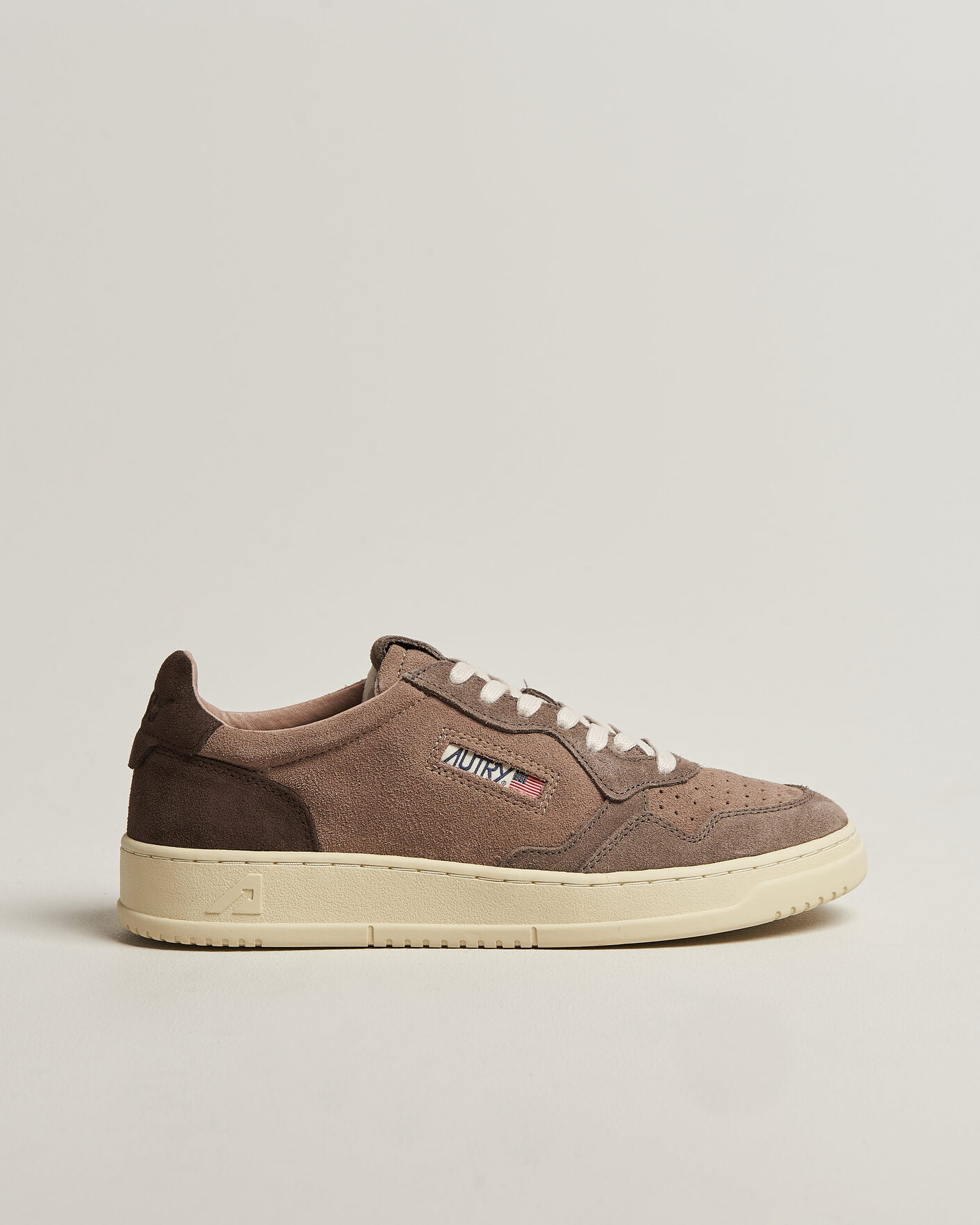 Herren | Sneaker | Autry | Medalist Low Suede Mix Sneaker Brown/Grey/Beige