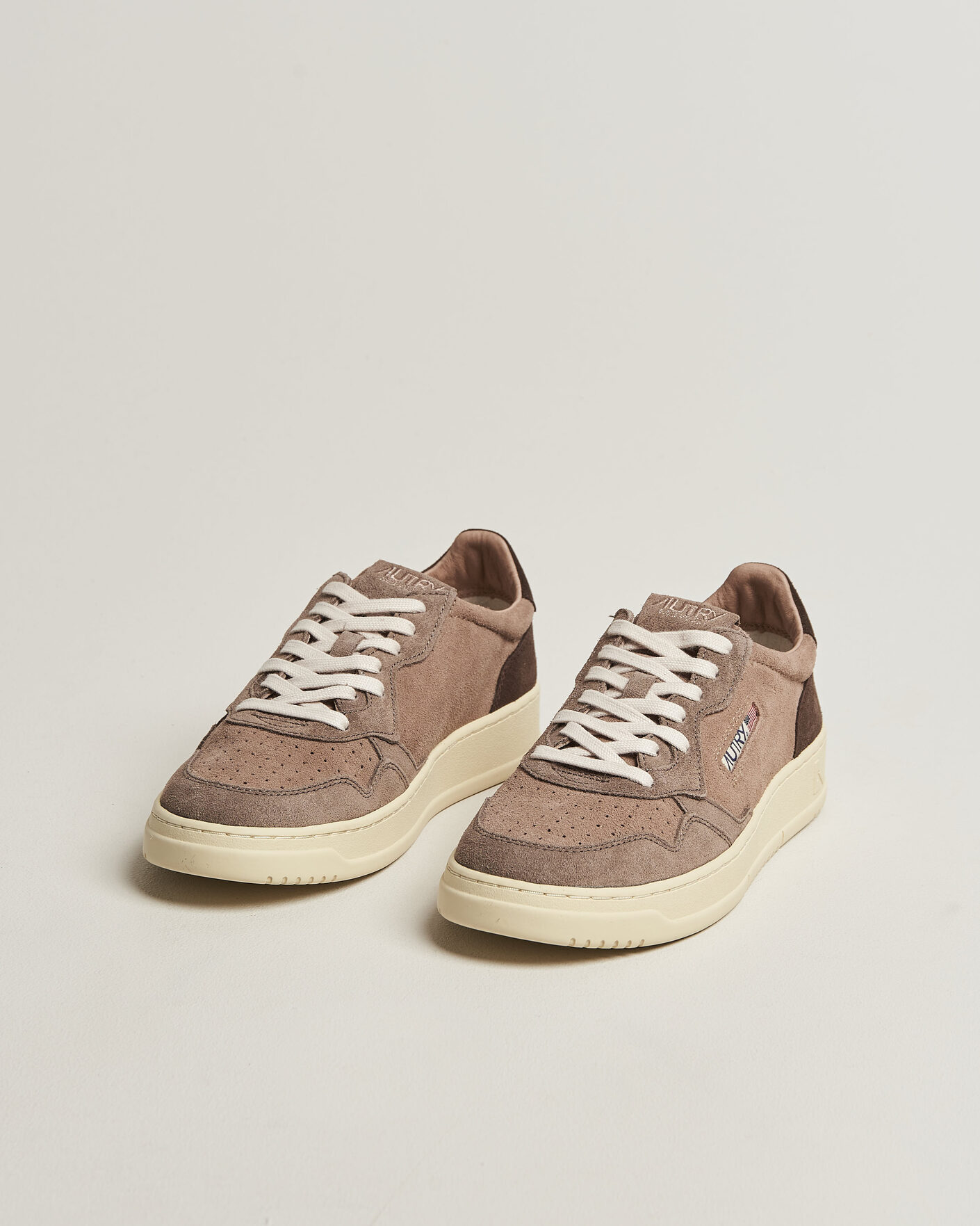 Herren | Sneaker | Autry | Medalist Low Suede Mix Sneaker Brown/Grey/Beige