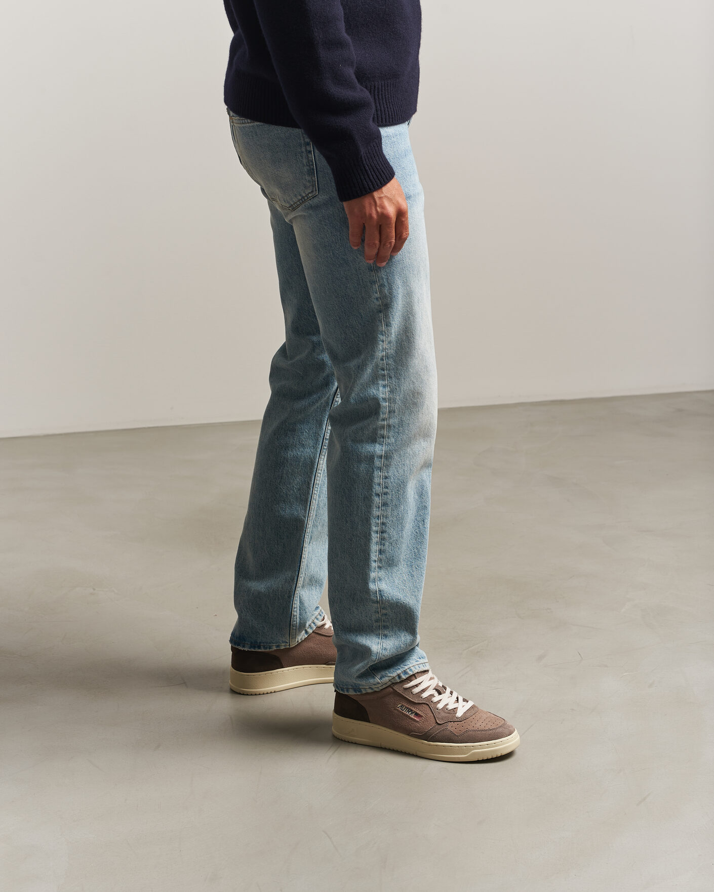Herren | Sneaker | Autry | Medalist Low Suede Mix Sneaker Brown/Grey/Beige