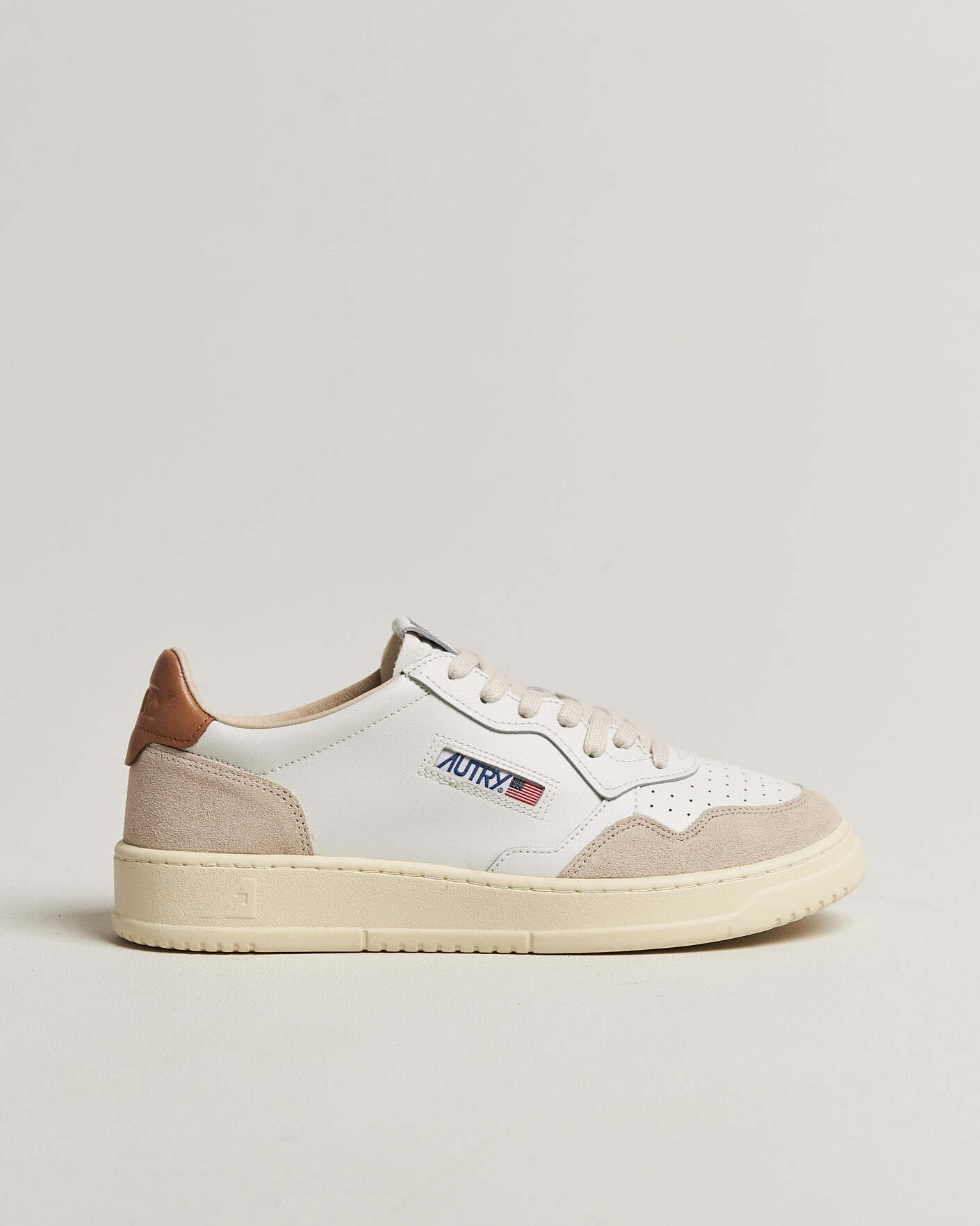 Herren | Sneaker | Autry | Medalist Low Leather/Suede Sneaker White/Lion