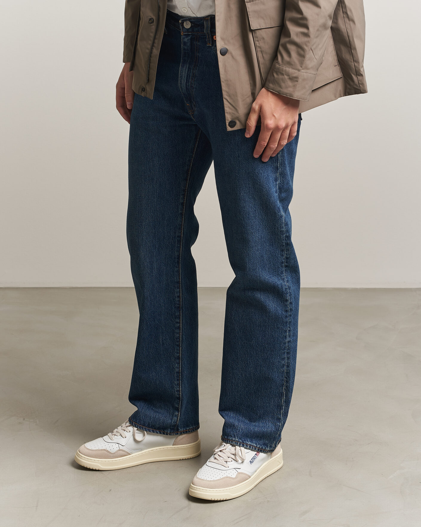 Herren | Sneaker | Autry | Medalist Low Leather/Suede Sneaker White/Lion