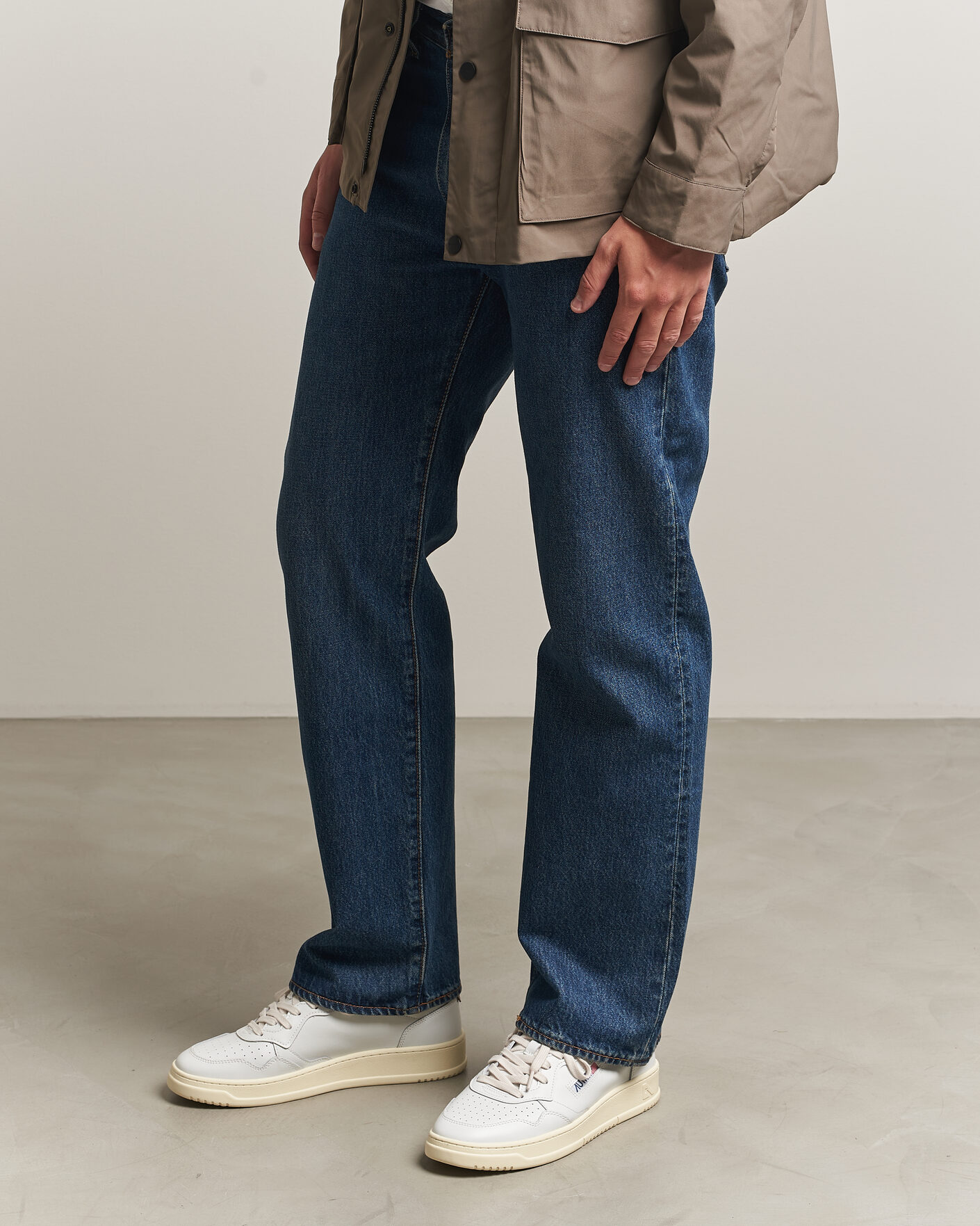 Herren | Sneaker | Autry | Medalist Low Sneaker White/Chocolate