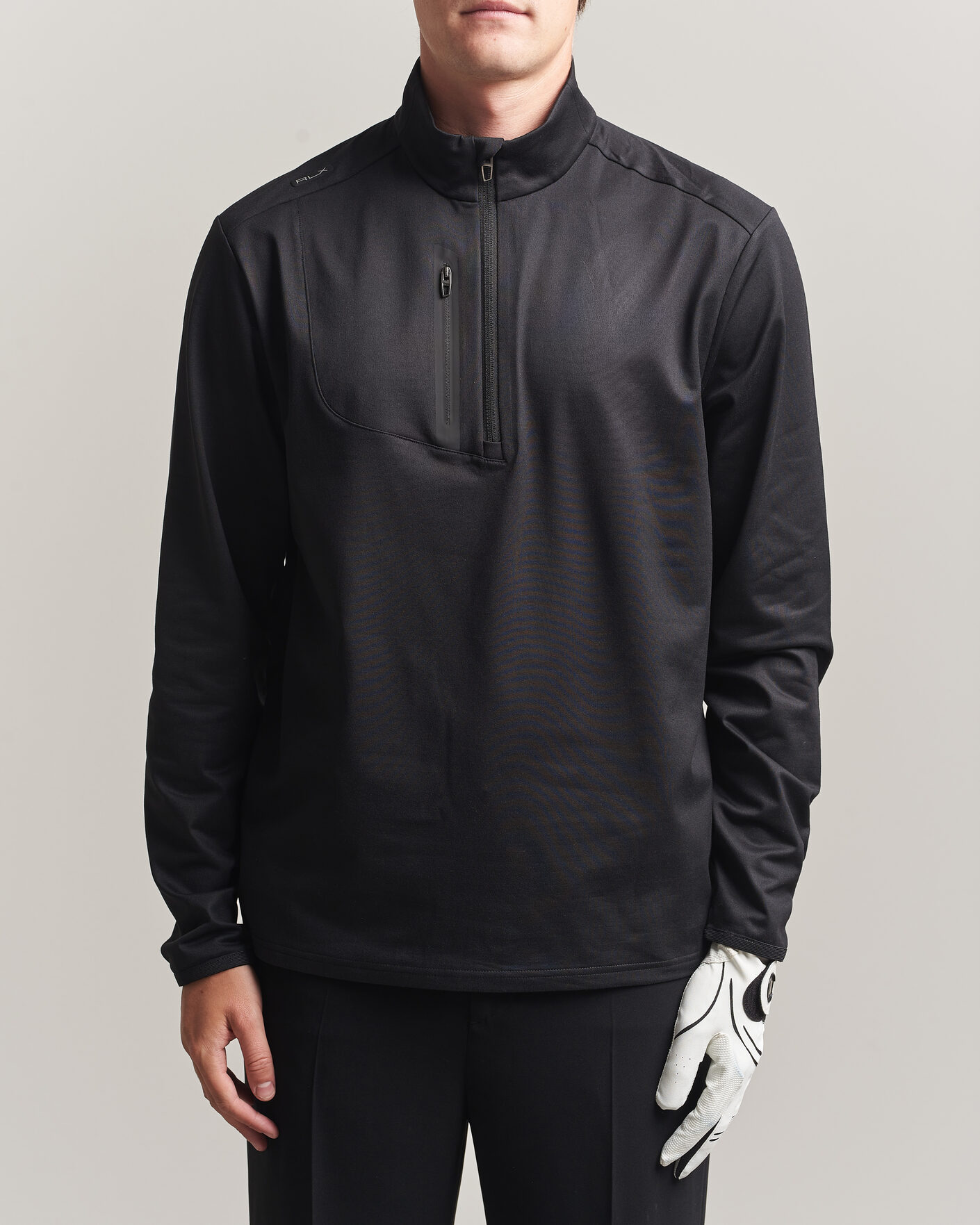 Herren | Pullover | Polo Ralph Lauren | Luxury Jersey Half Zip Polo Black