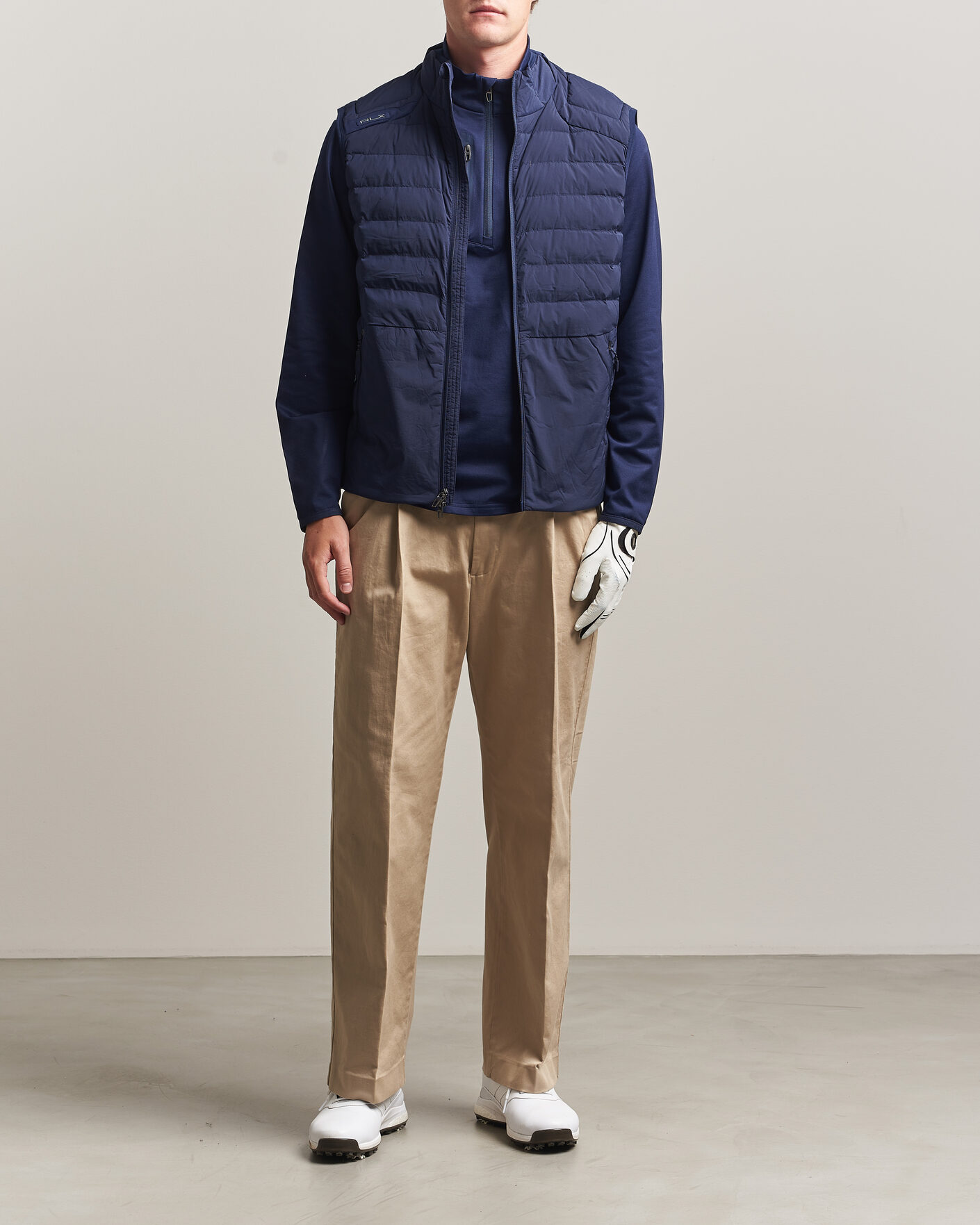 Herren | Pullover | RLX Ralph Lauren | Full Zip Golf Vest Refined Navy