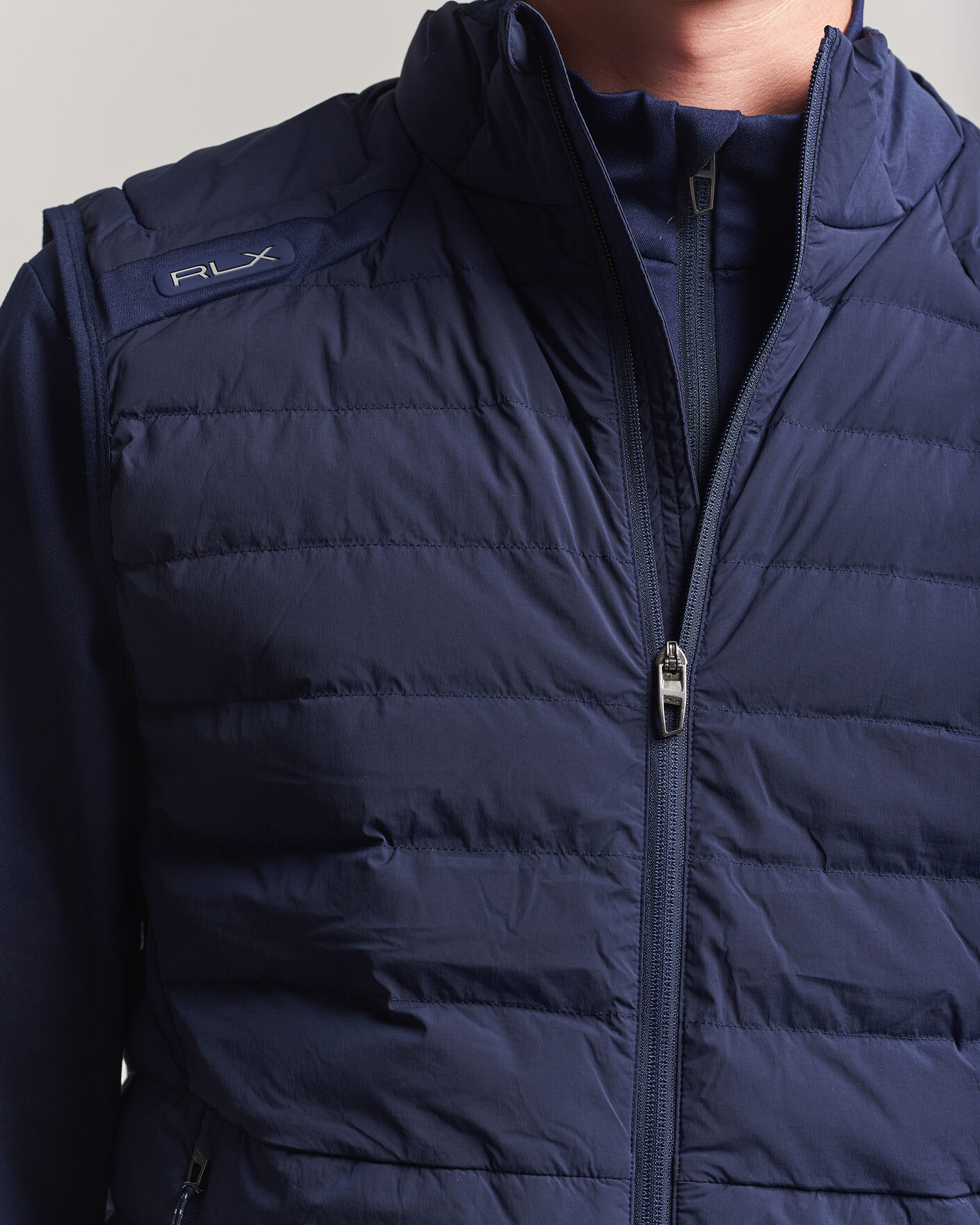Herren | Pullover | RLX Ralph Lauren | Full Zip Golf Vest Refined Navy