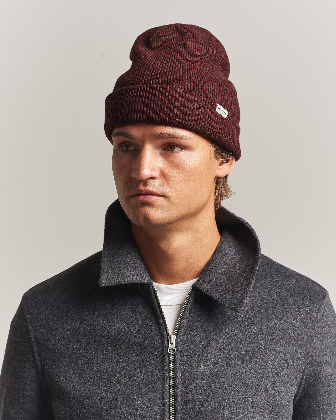 Herren | Mützen | Samsøe Samsøe | The Wool Beanie Bitter Chocolate