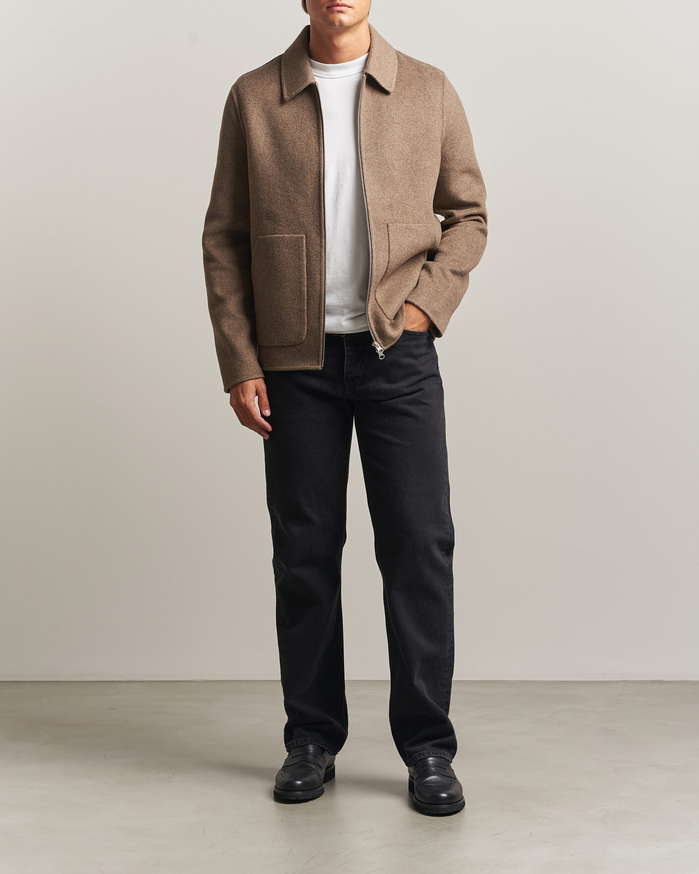 Herren | Jacken | Samsøe Samsøe | Paulo Wool Shirt Jacket Lead Gray Melange
