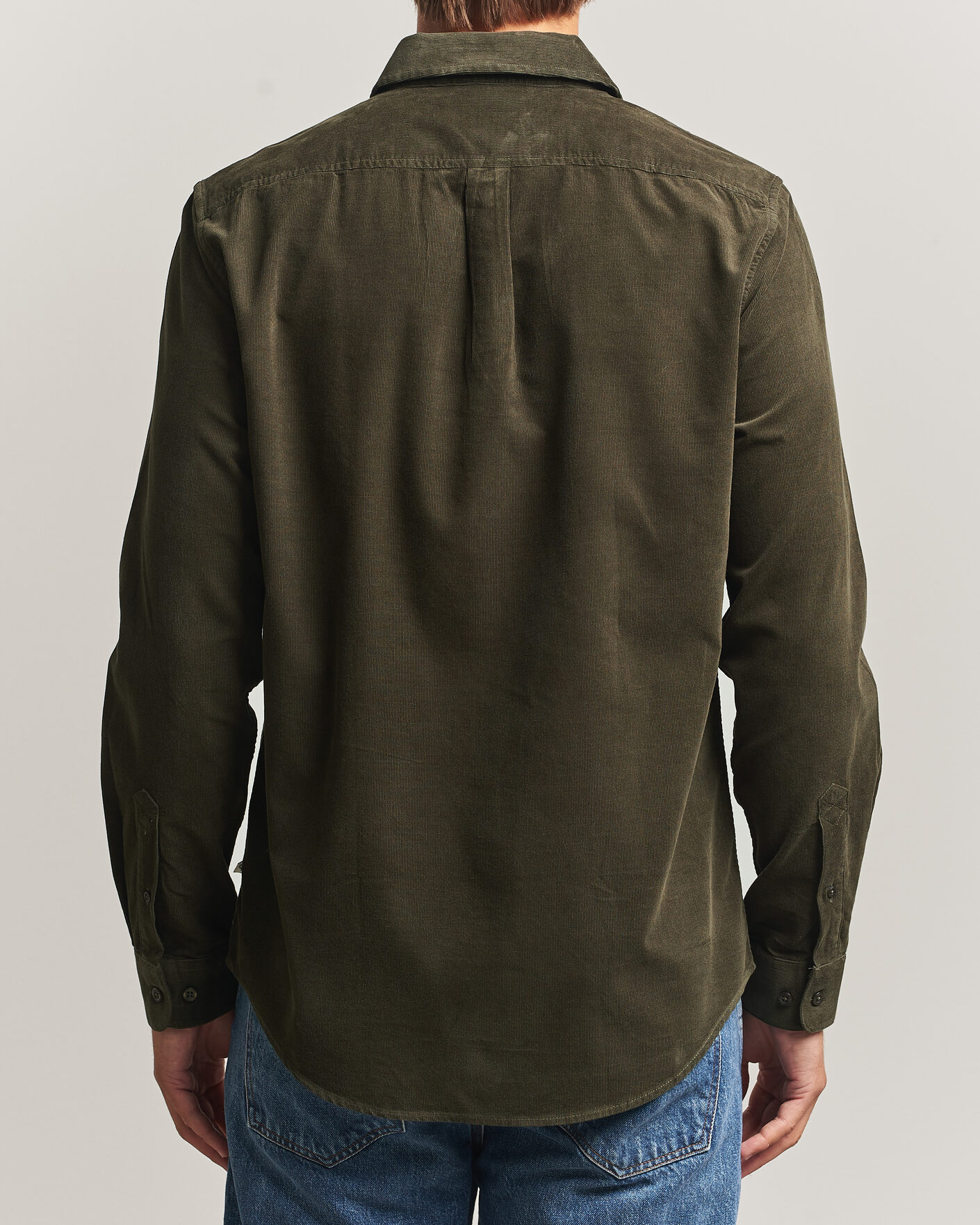 Herren | Hemden | Samsøe Samsøe | Liam Baby Cord Shirt Forest Night