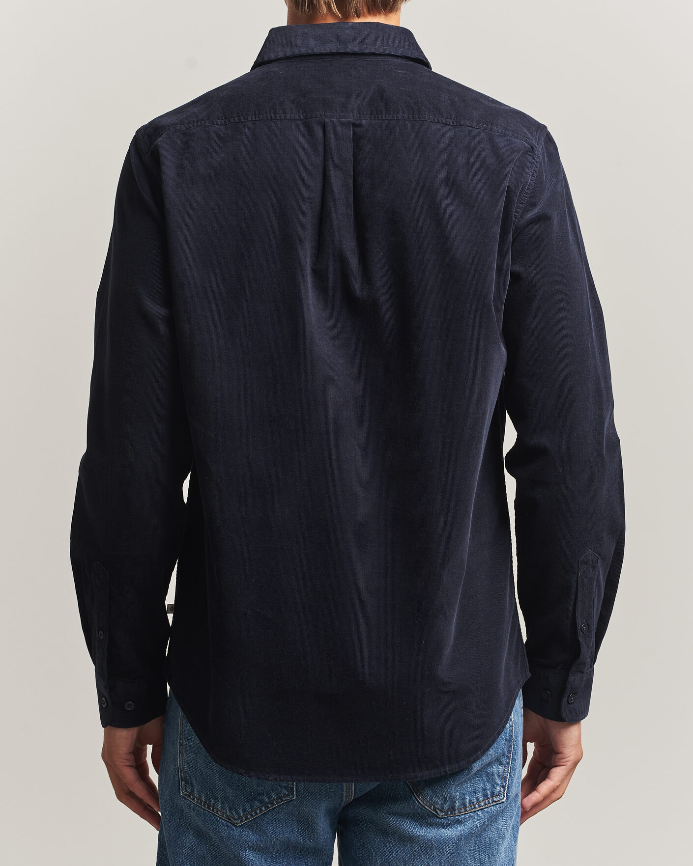 Herren | Hemden | Samsøe Samsøe | Liam Baby Cord Shirt Salute Navy