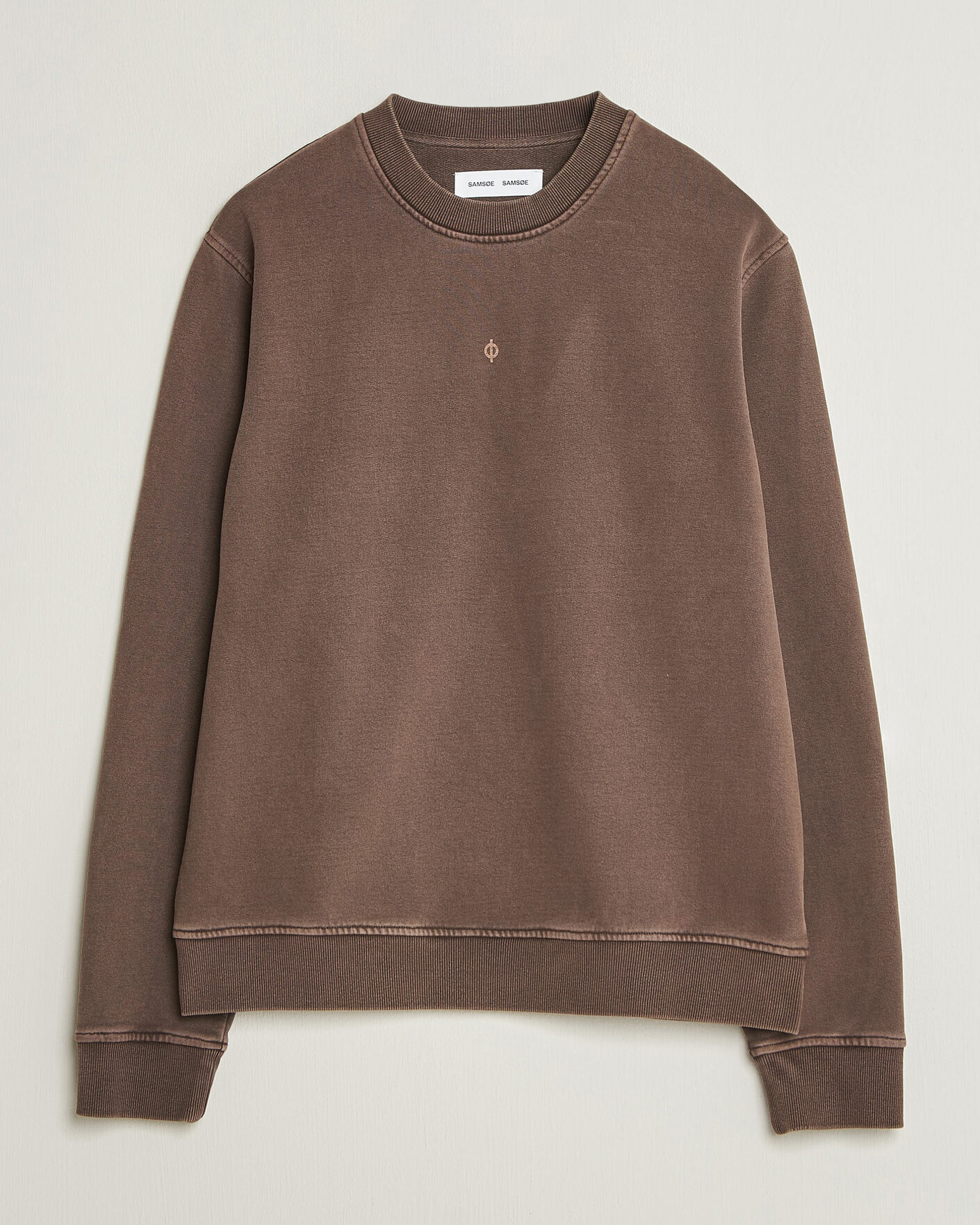 Herren | Pullover | Samsøe Samsøe | Ollie Washed Crew Neck Sweatshirt Delicioso