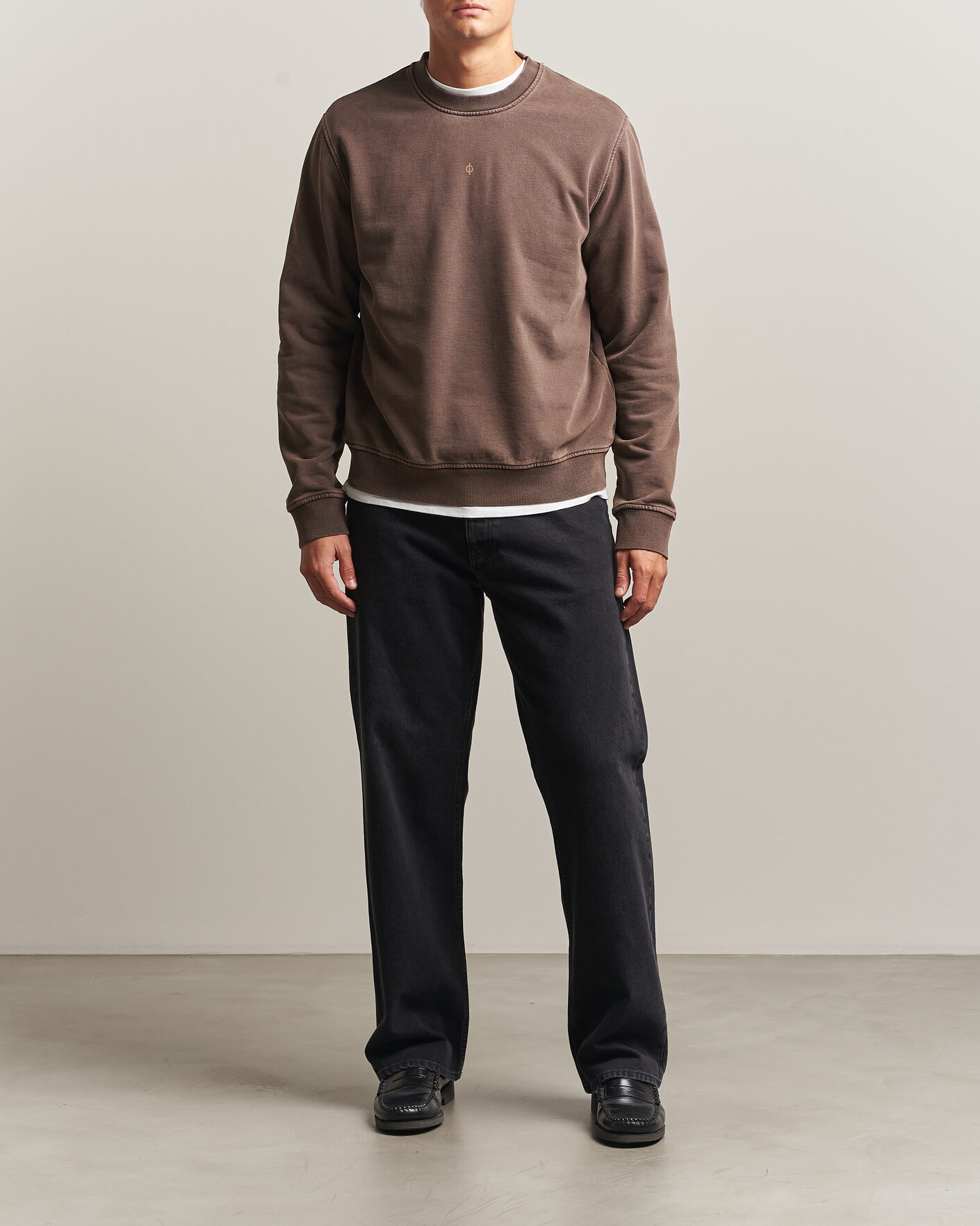 Herren | Pullover | Samsøe Samsøe | Ollie Washed Crew Neck Sweatshirt Delicioso