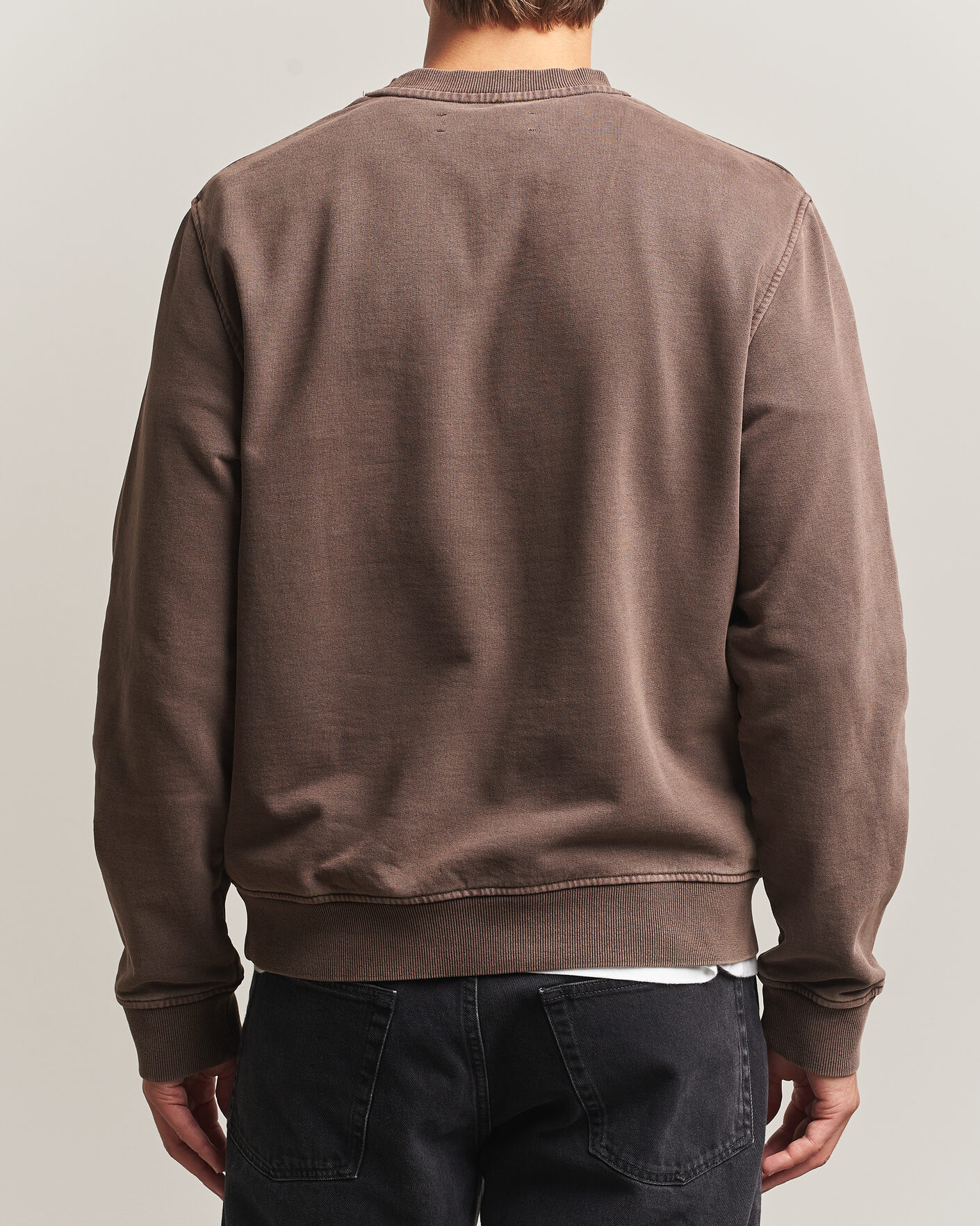 Herren | Pullover | Samsøe Samsøe | Ollie Washed Crew Neck Sweatshirt Delicioso